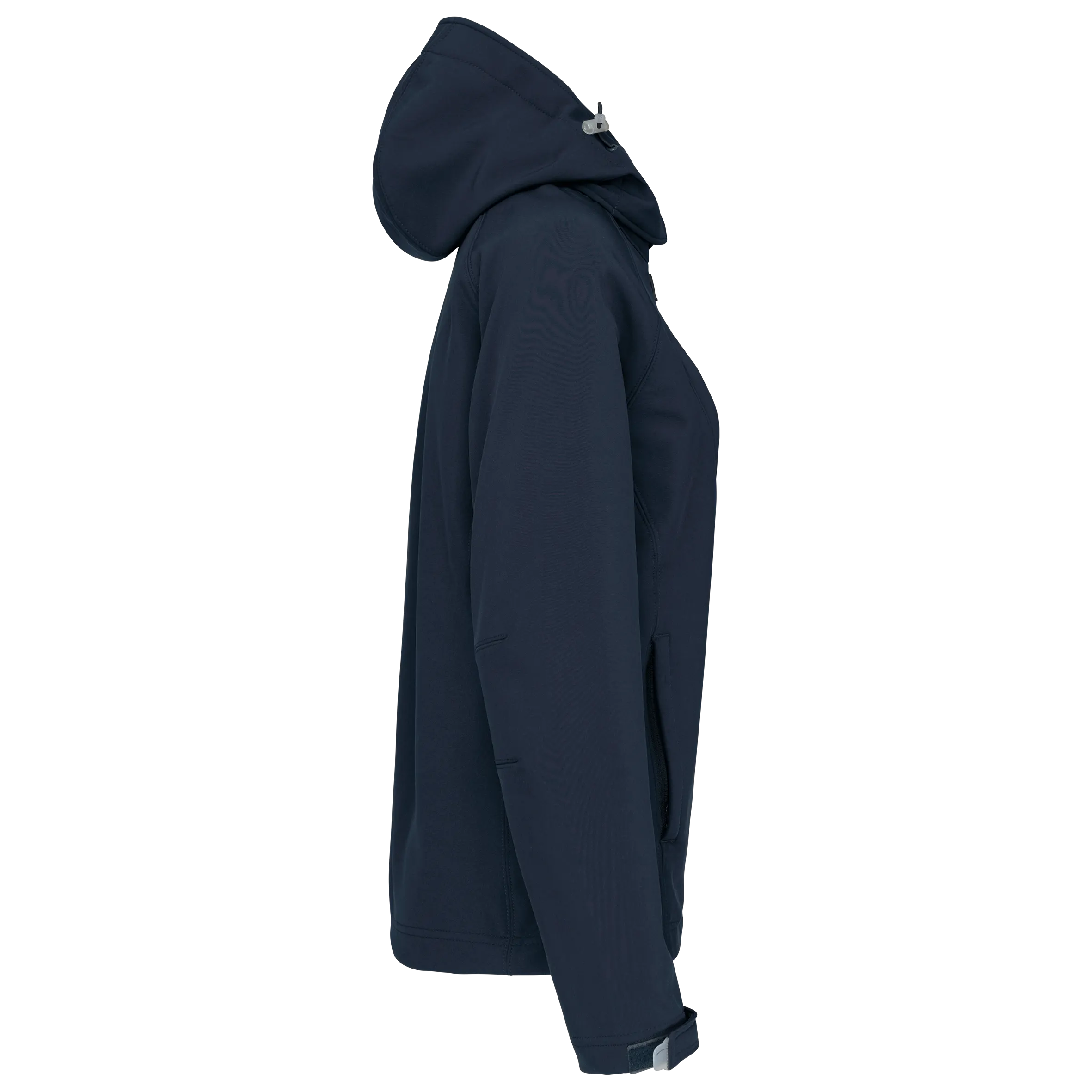 Chaqueta softshell con capucha extraíble mujer