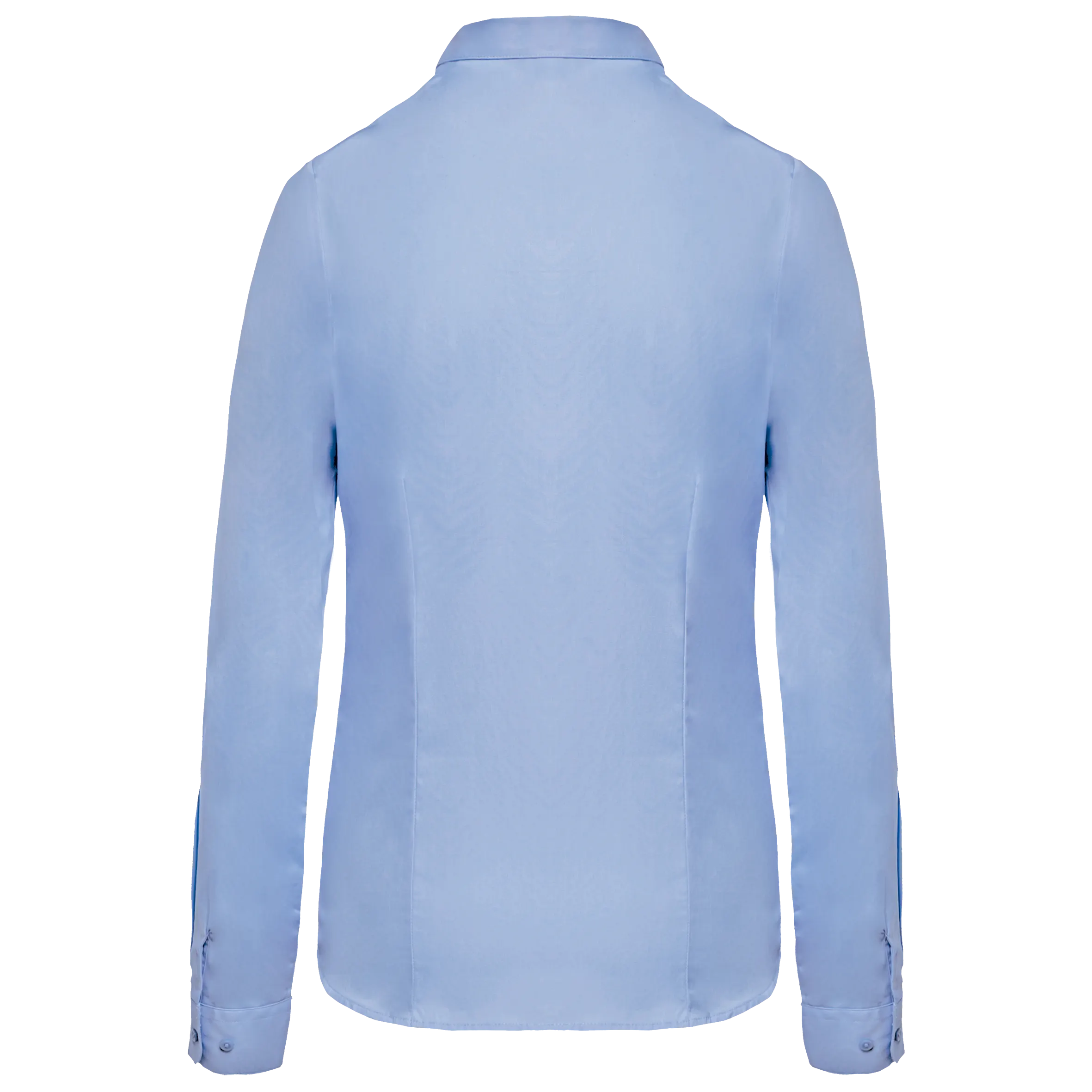 Camisa popelina manga larga mujer