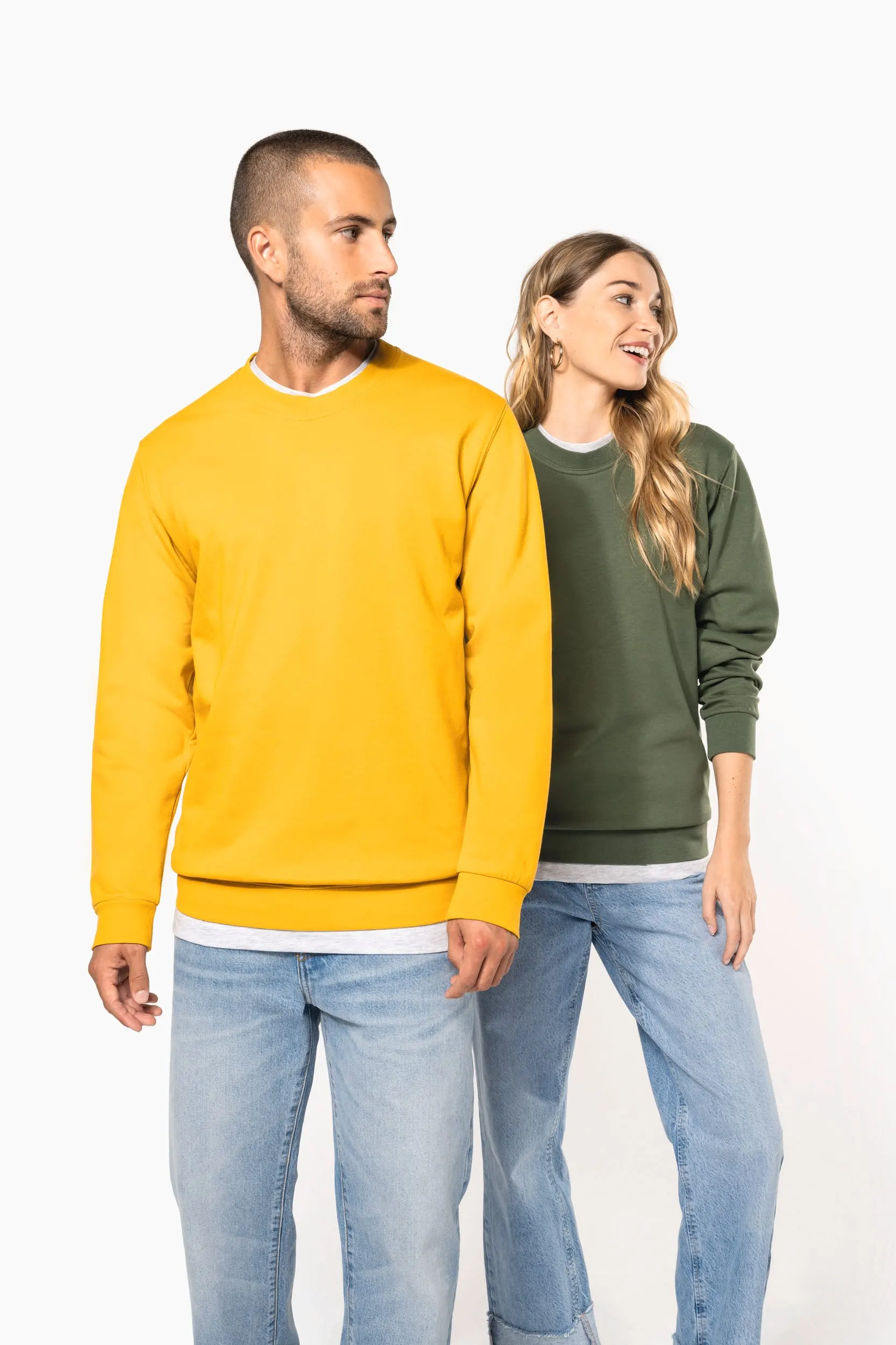 Sudadera cuello redondo