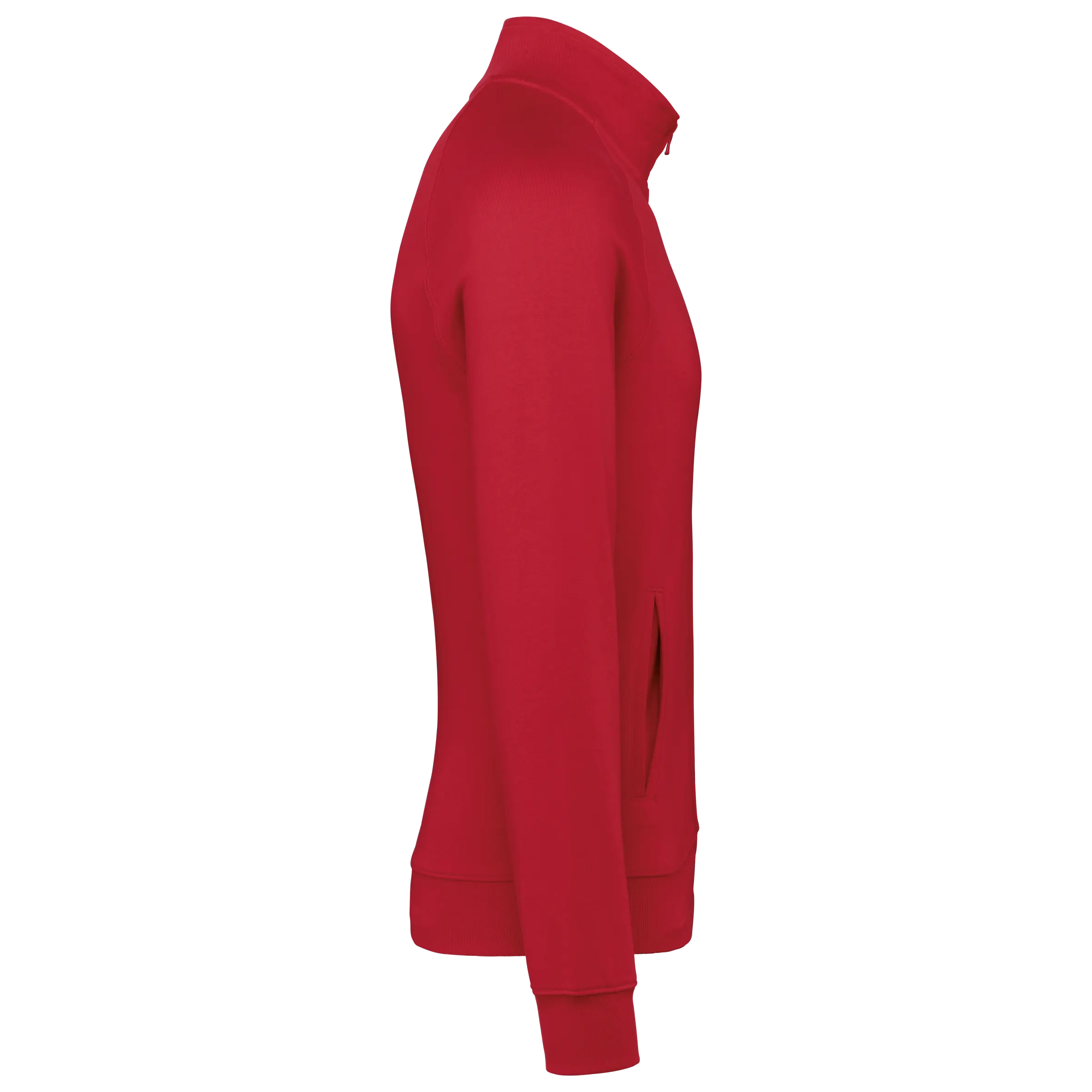 Chaqueta de felpa de algodón mangas raglán unisex