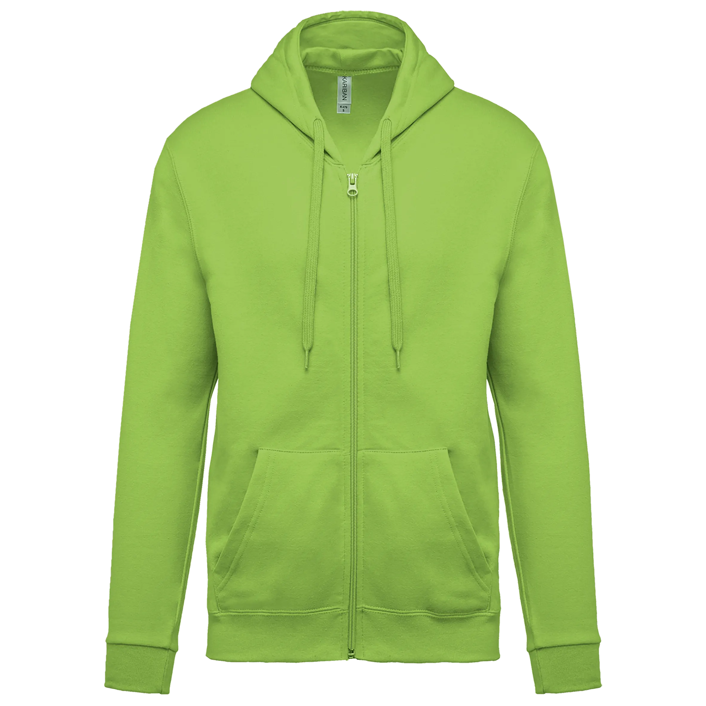 Sudadera capucha y cremallera unisex