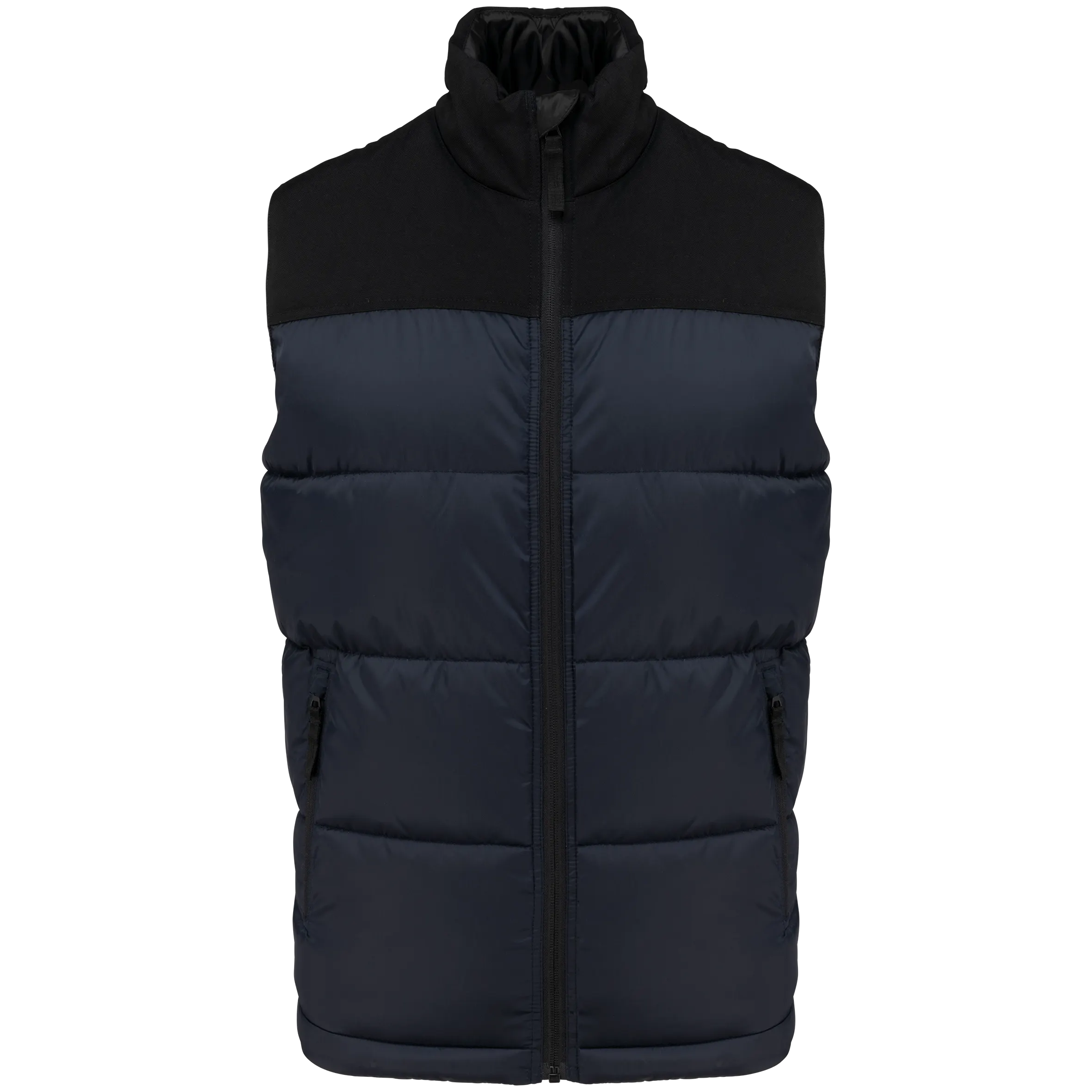 Chaleco acolchado bicolor unisex