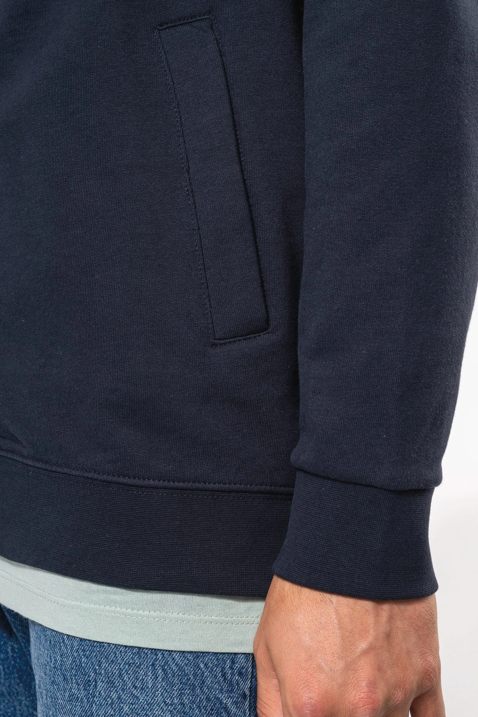 Chaqueta de felpa con cremallera