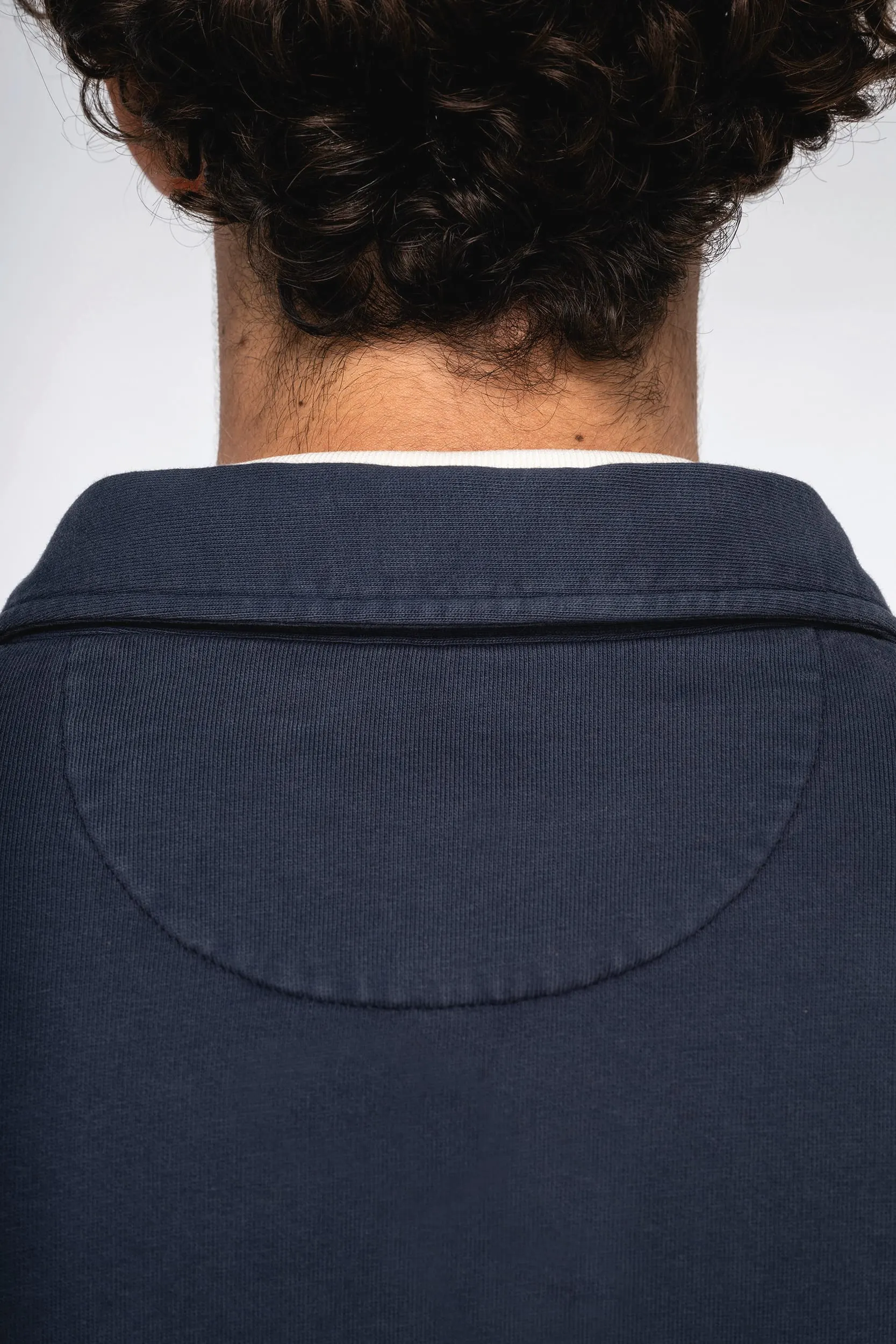 Sobrecamisa ecorresponsable efecto lavado de felpa perchada hombre