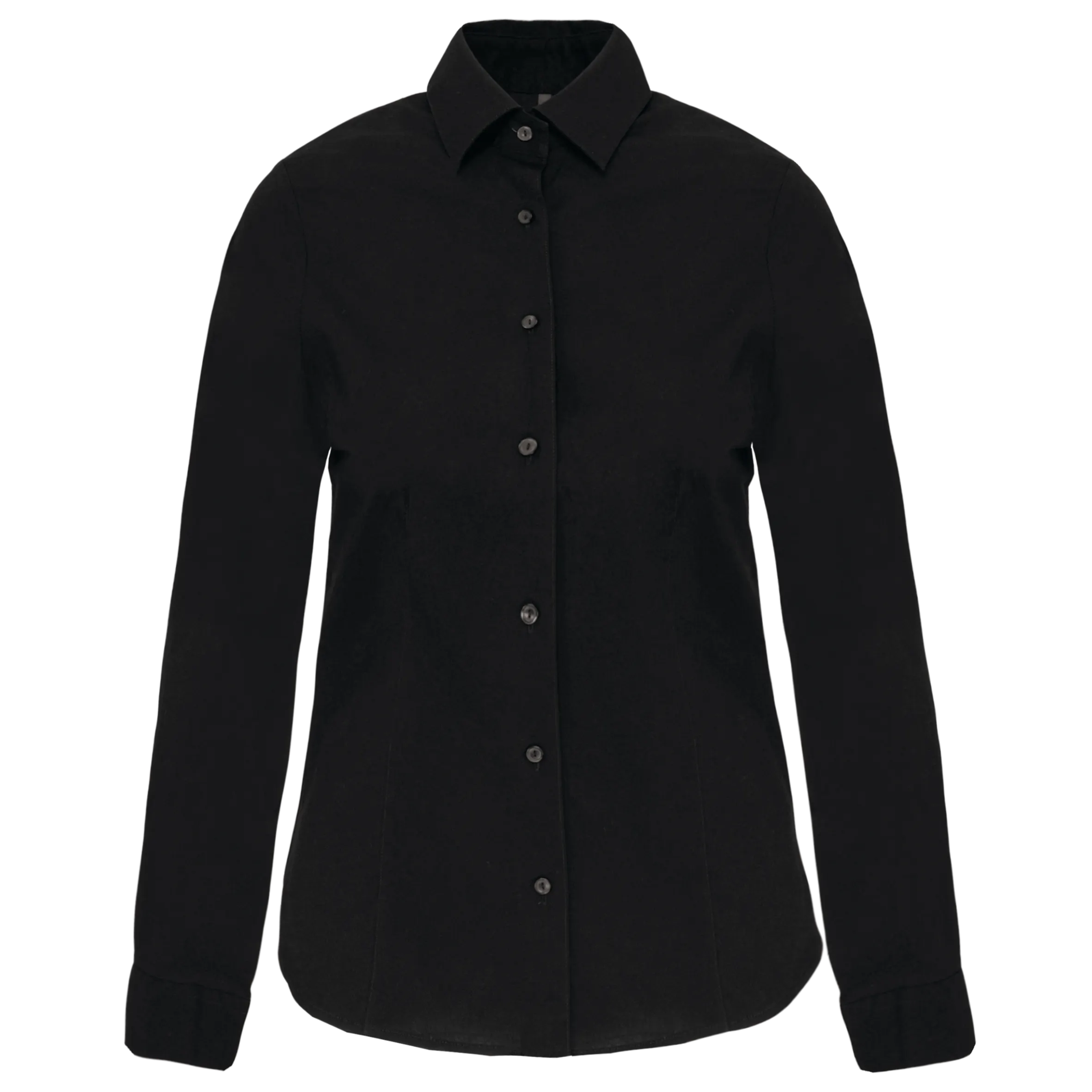 Camisa stretch manga larga mujer