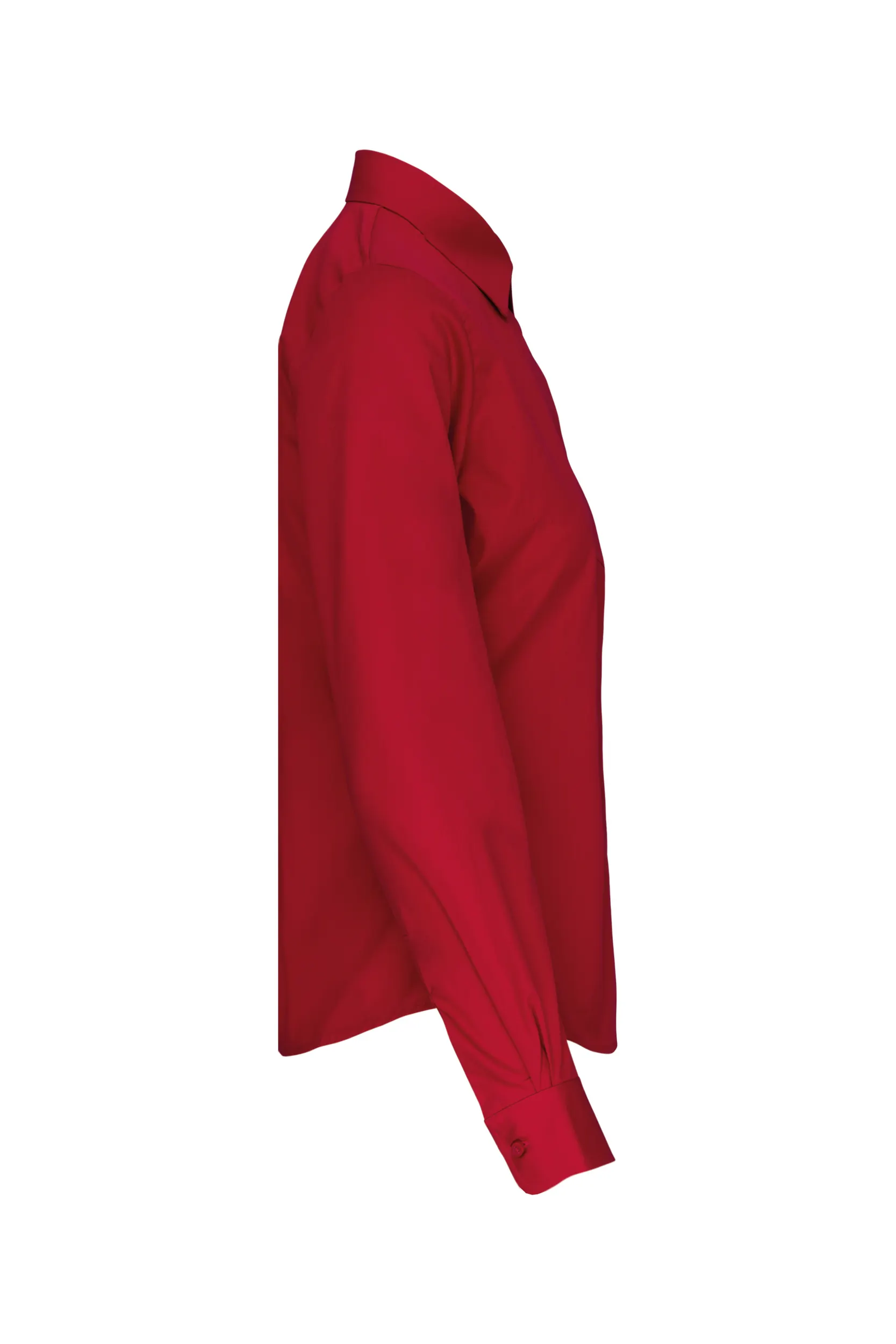 Camisa popelina manga larga mujer