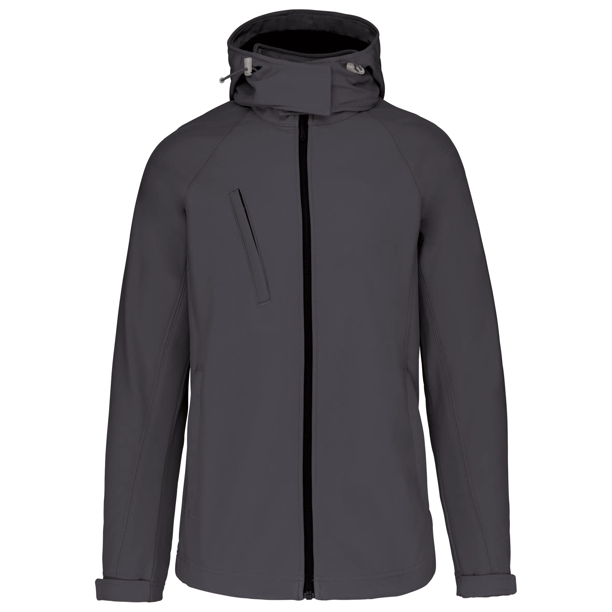 Chaqueta softshell con capucha extraíble mujer