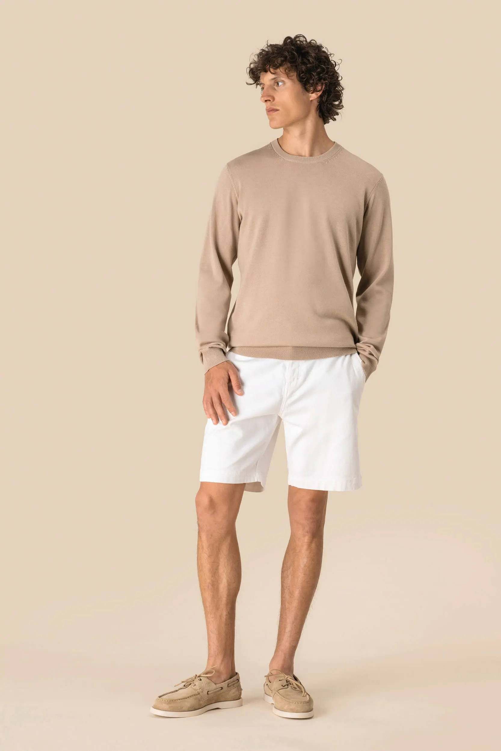 Jersey ecorresponsable de cuello redondo hombre