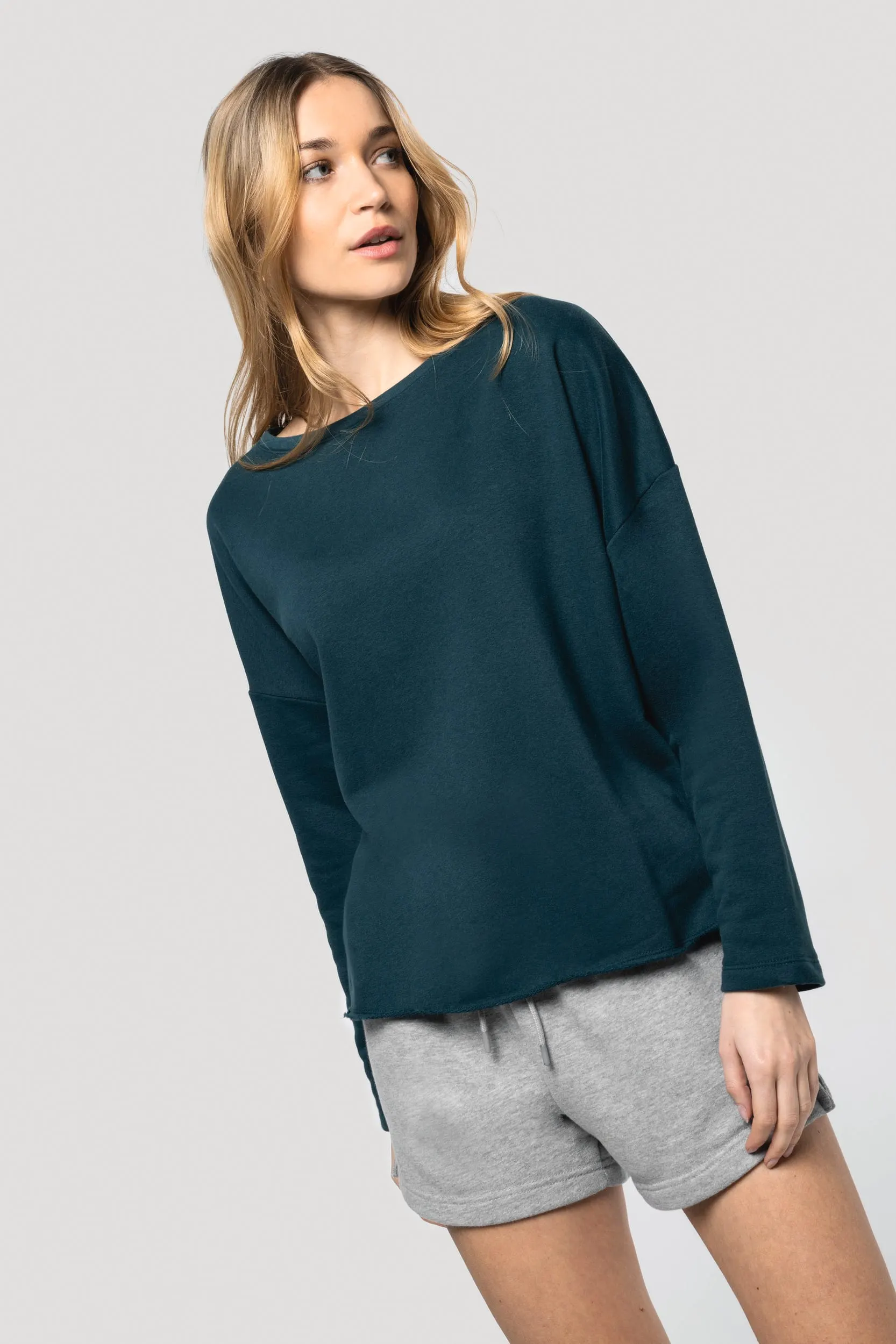 Sudadera holgada de mujer