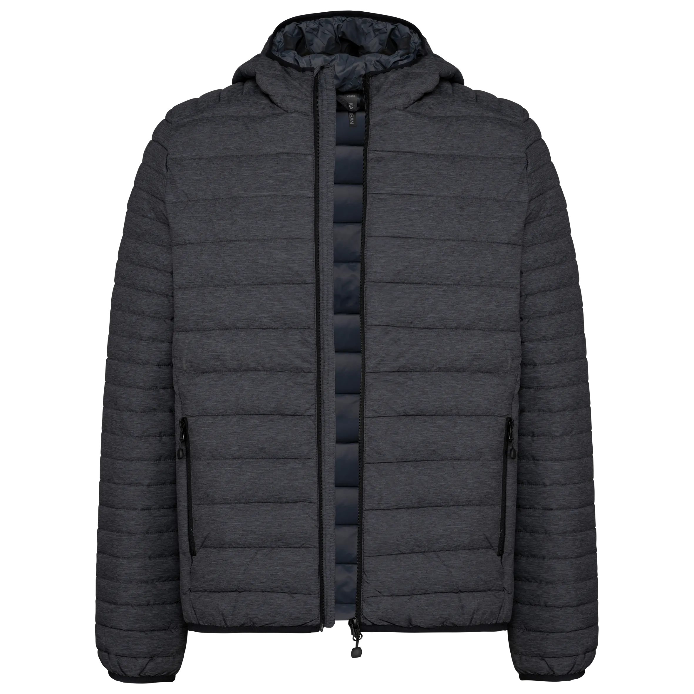 Chaqueta acolchada y ligera con capucha hombre