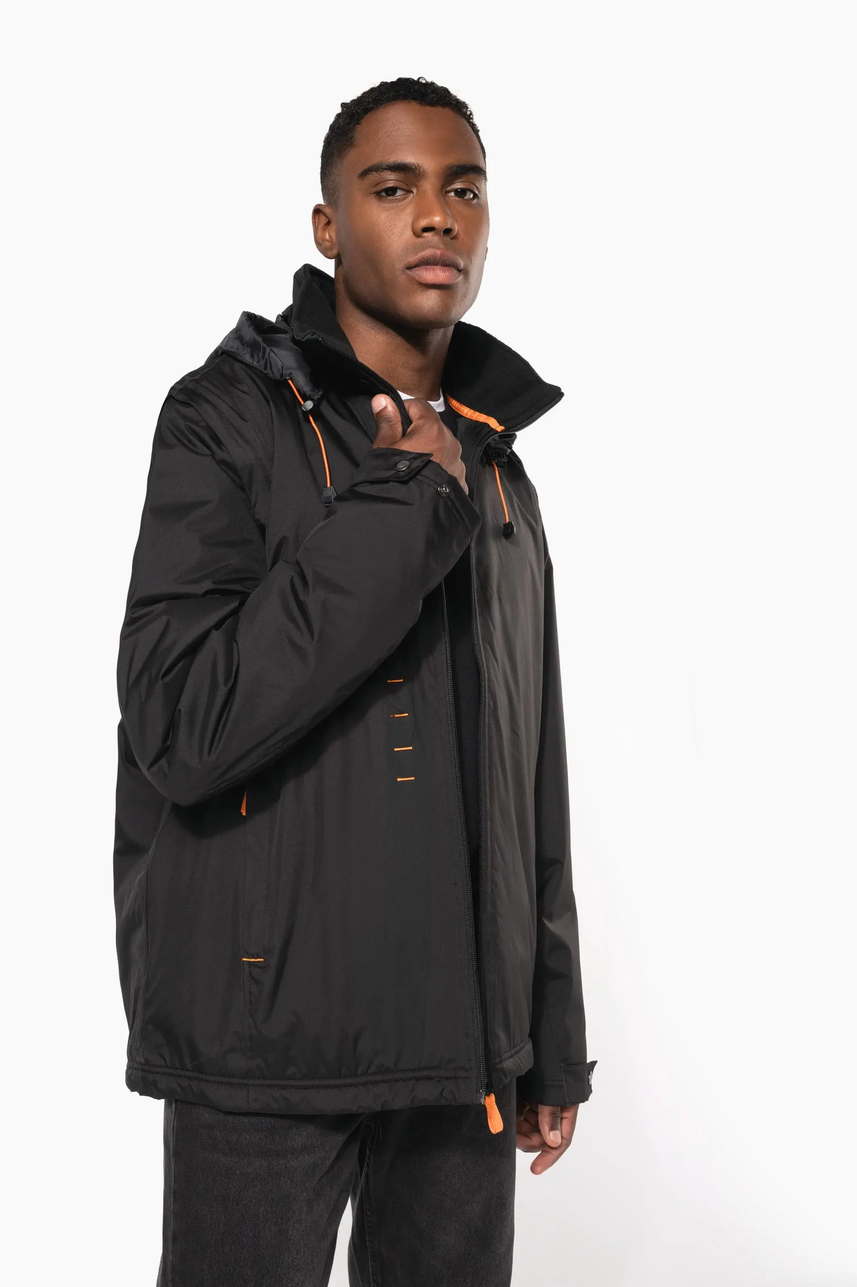 Chaqueta con mangas amovibles hombre