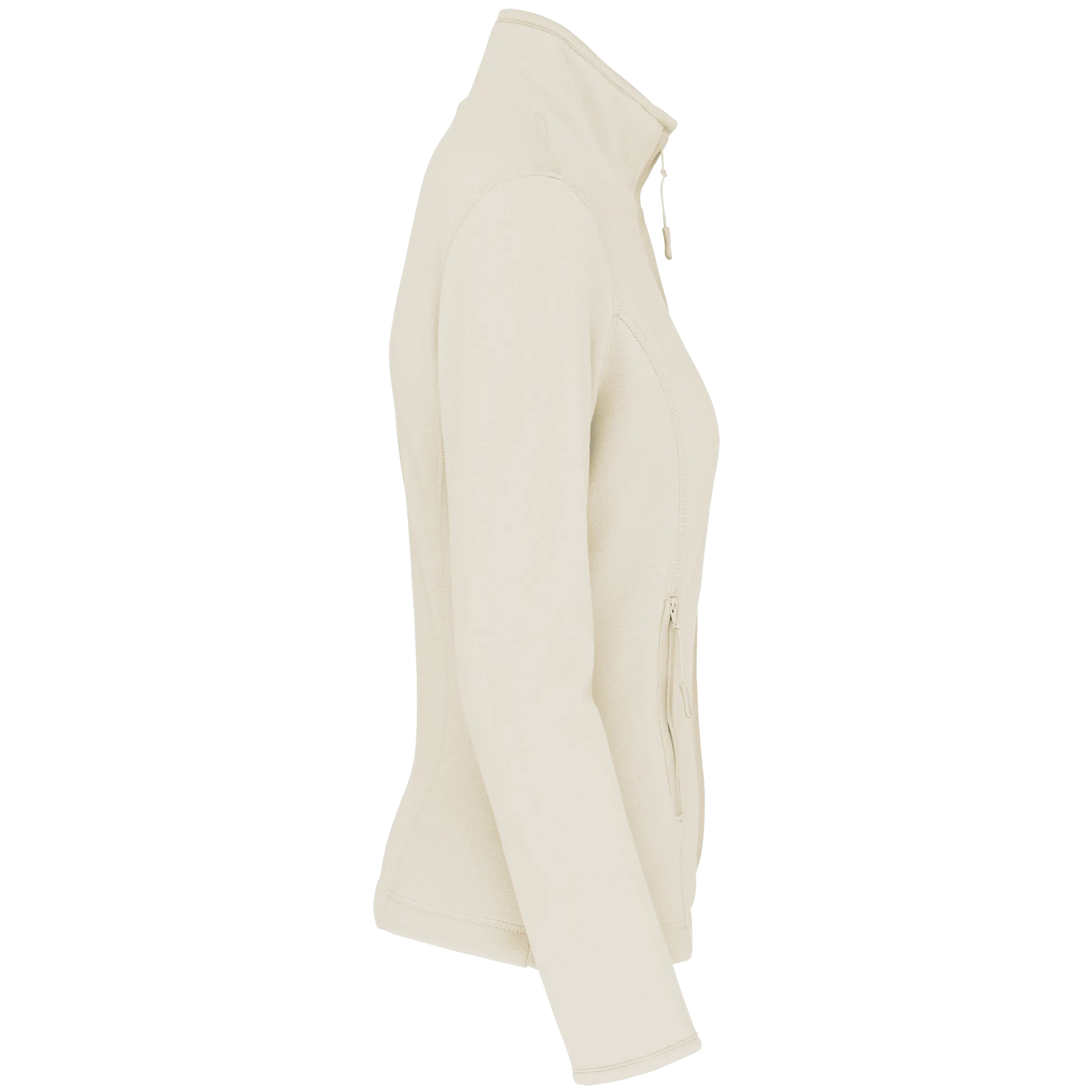 Chaqueta micropolar con cremallera mujer
