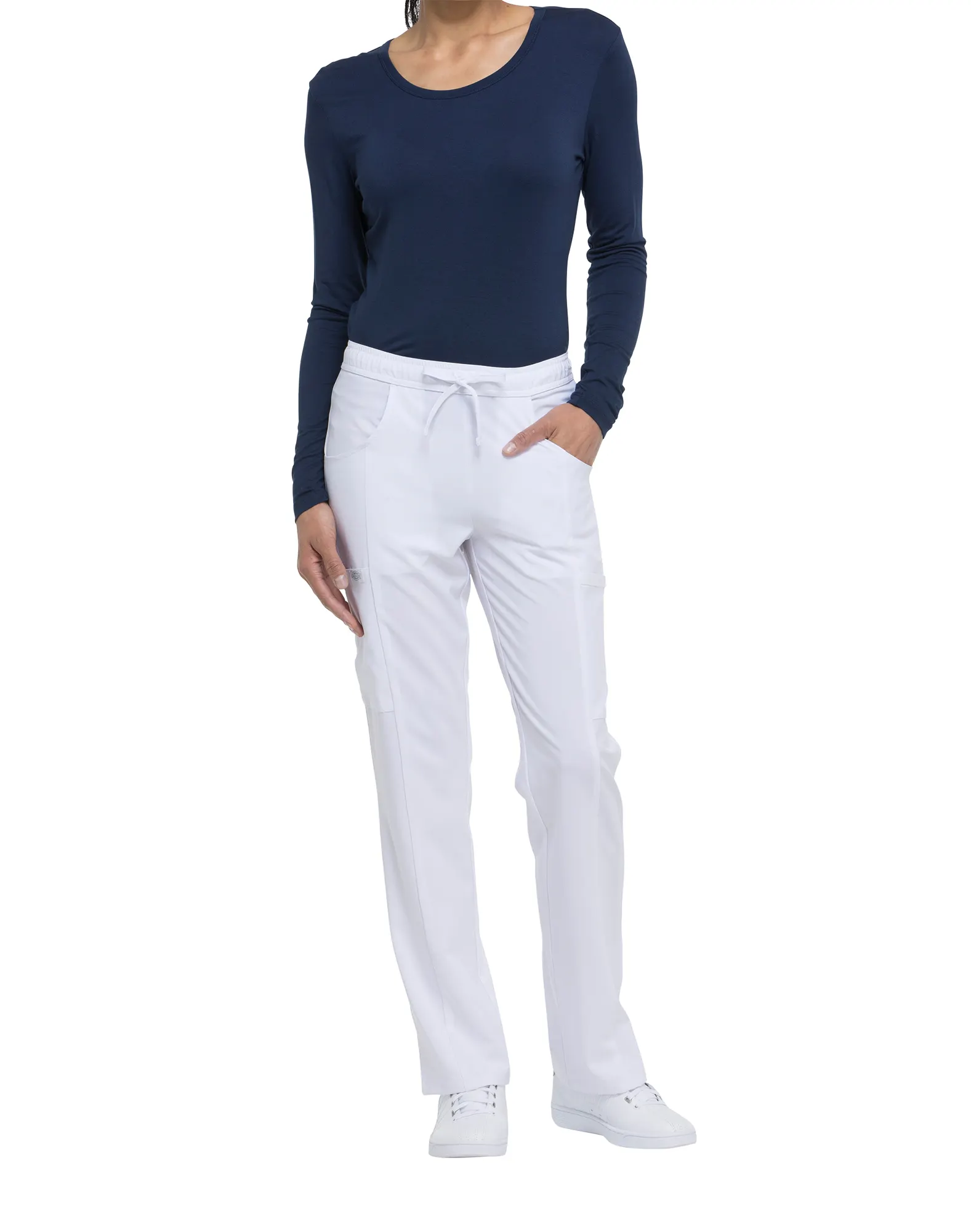 Pantalones de tiro medio mujer<br/>