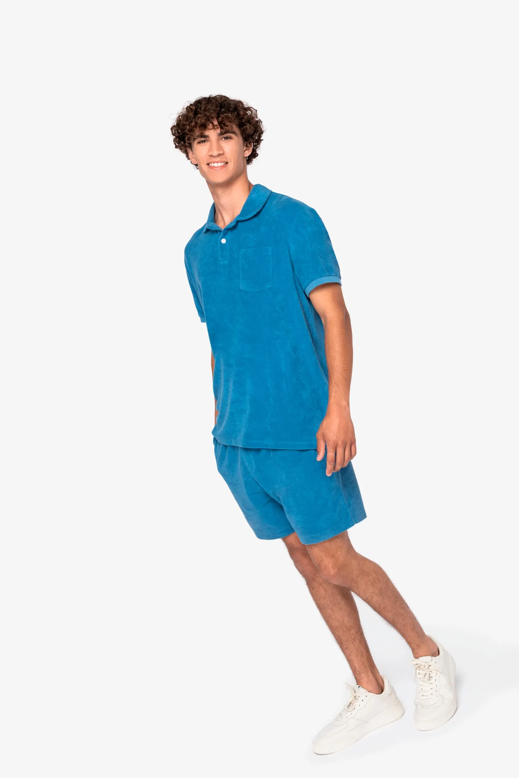Polo ecorresponsable de rizo hombre