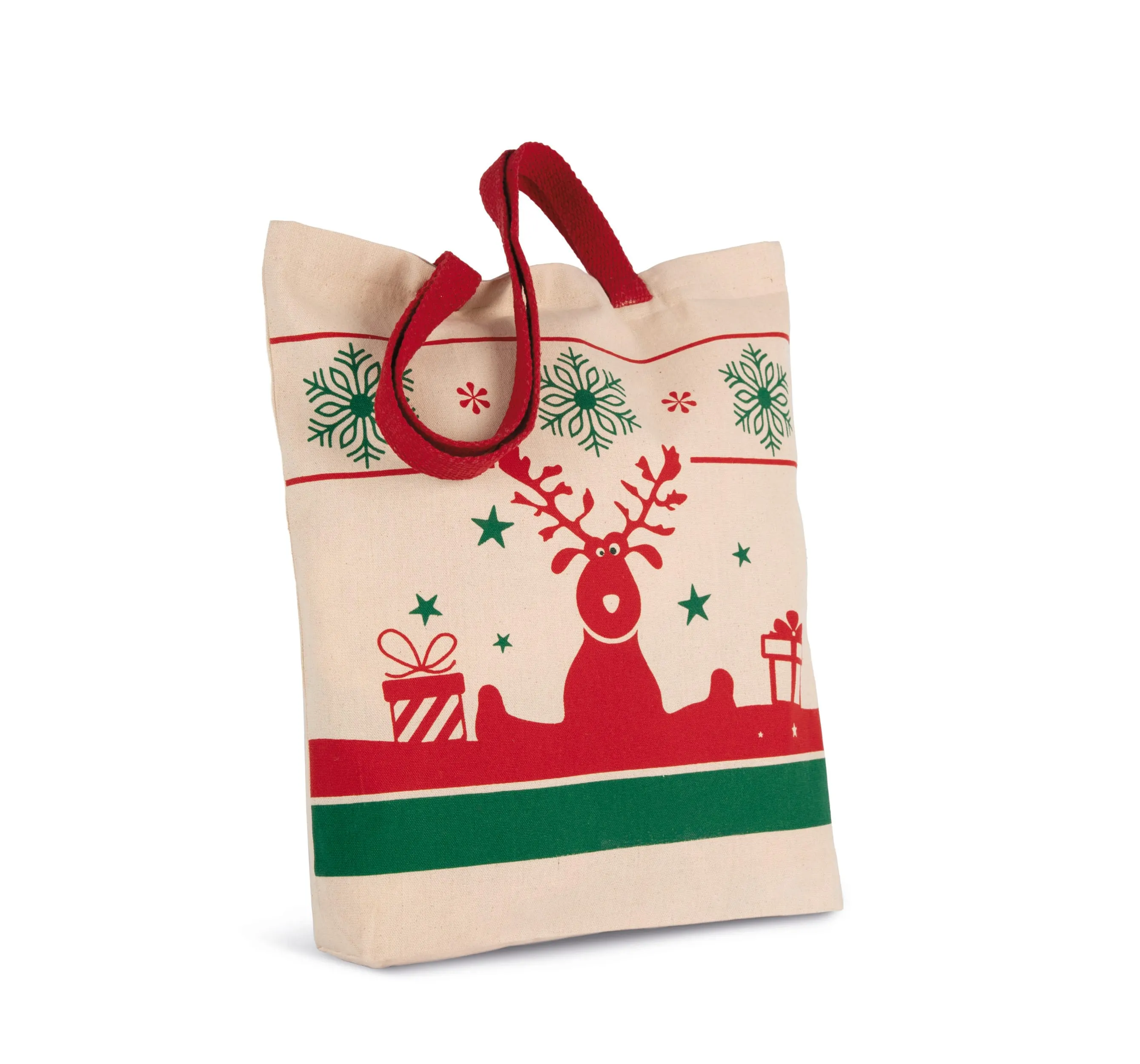 Bolsa shopper con motivos navideños