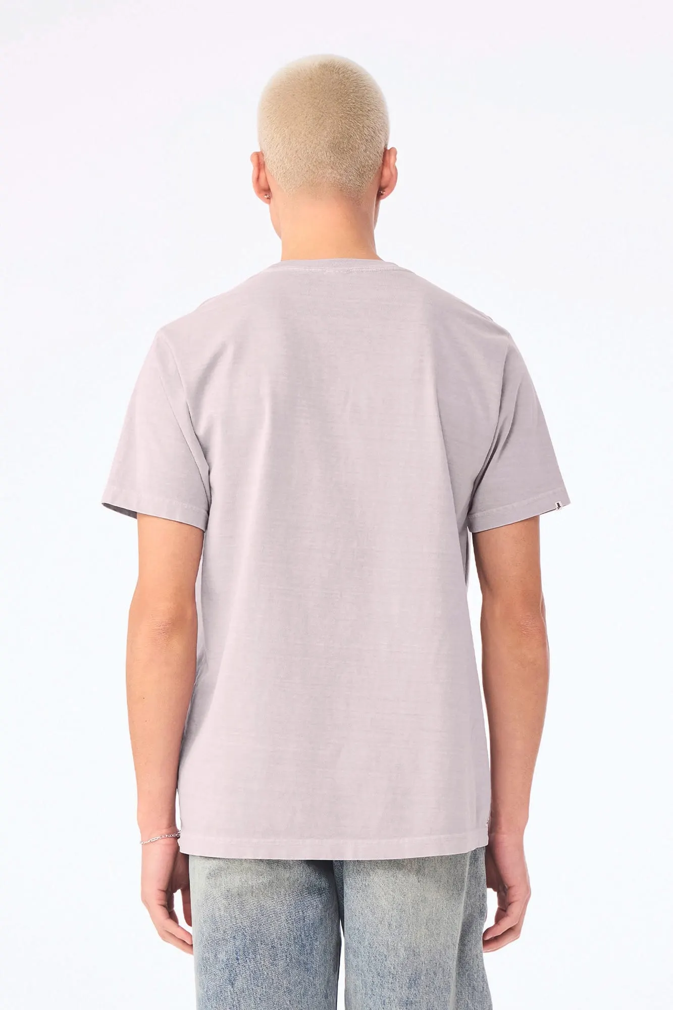 Camiseta de efecto lavado gruesa unisex