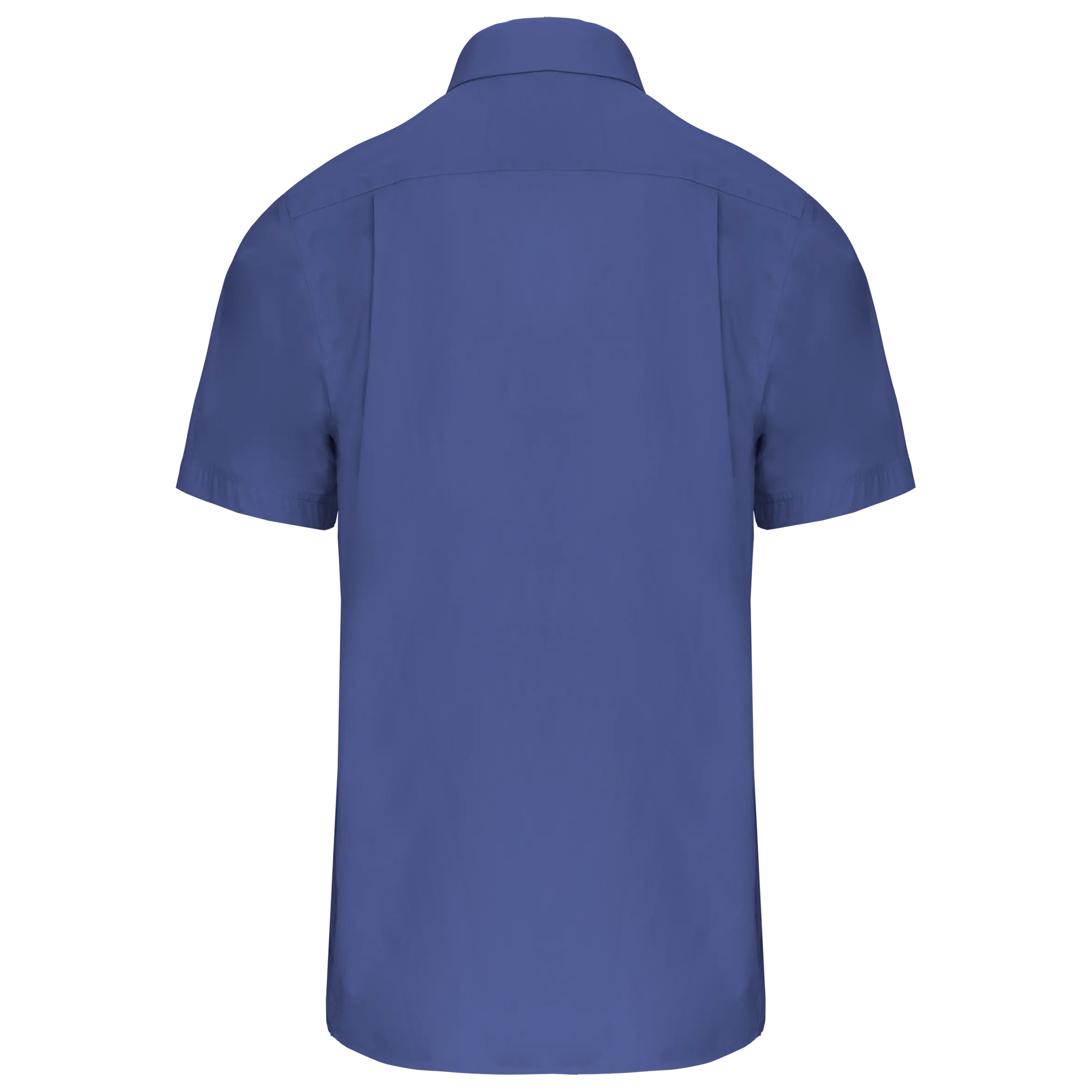 Camisa popelina manga corta hombre