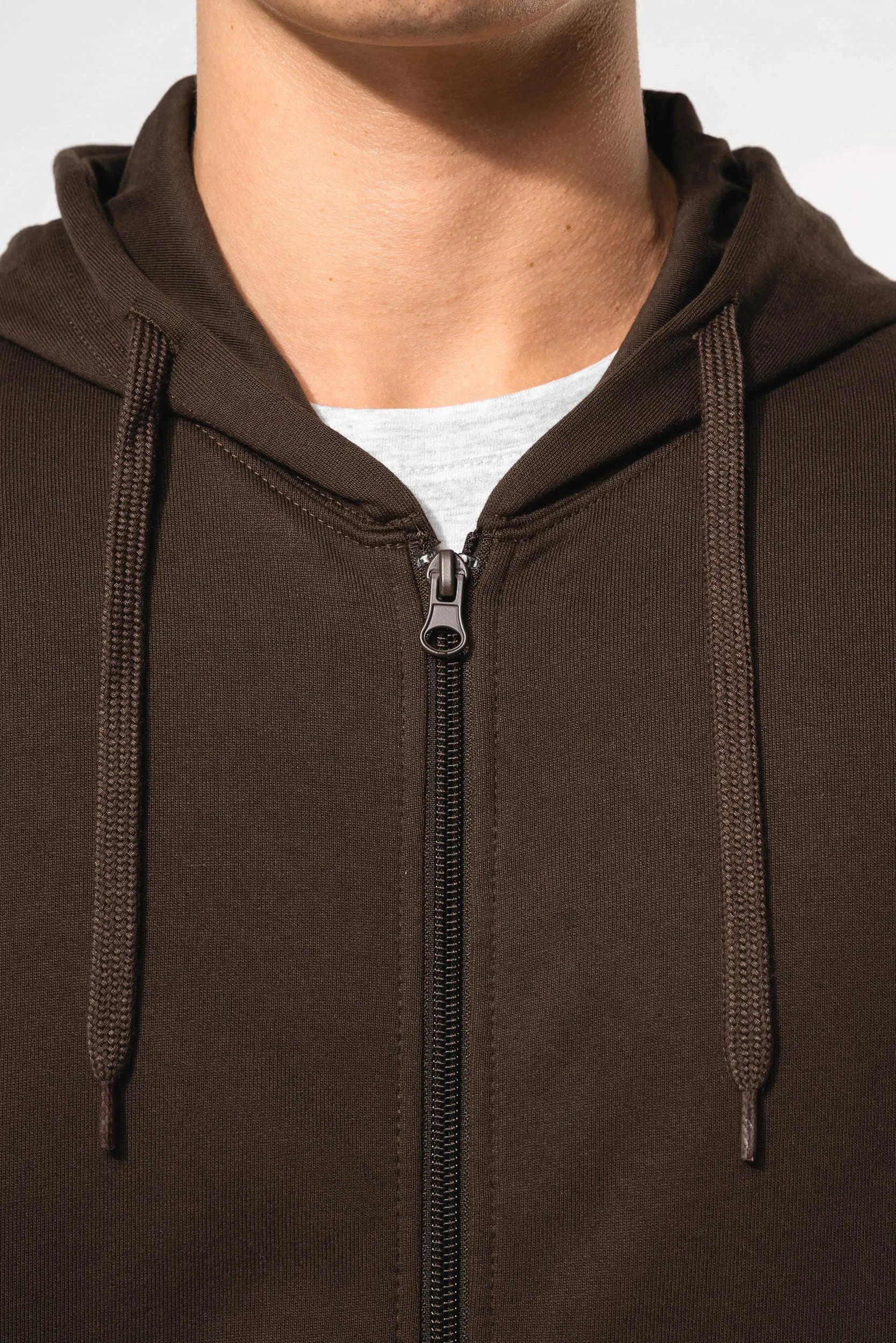 Sudadera capucha y cremallera unisex