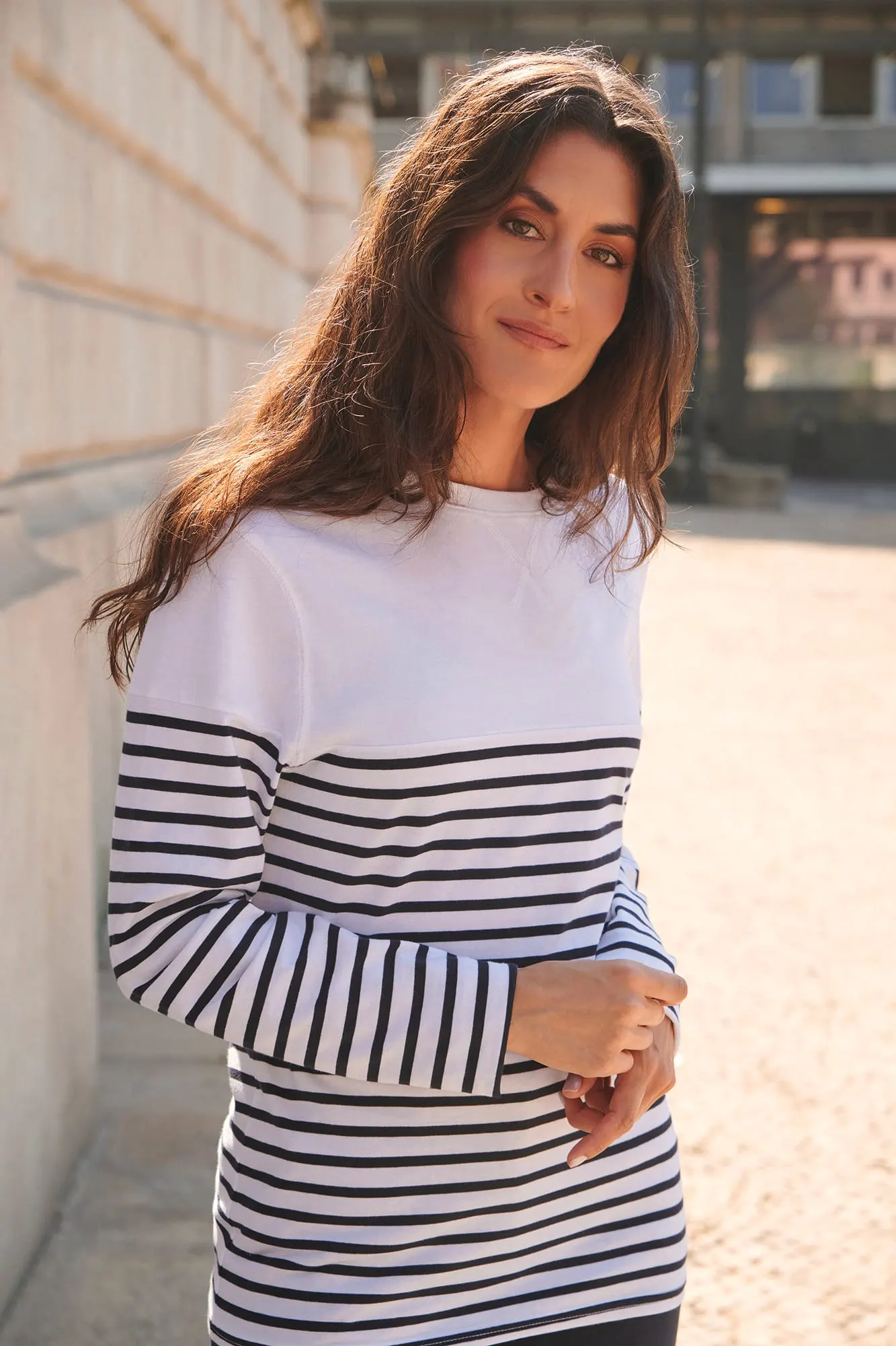 Camiseta Breton manga larga