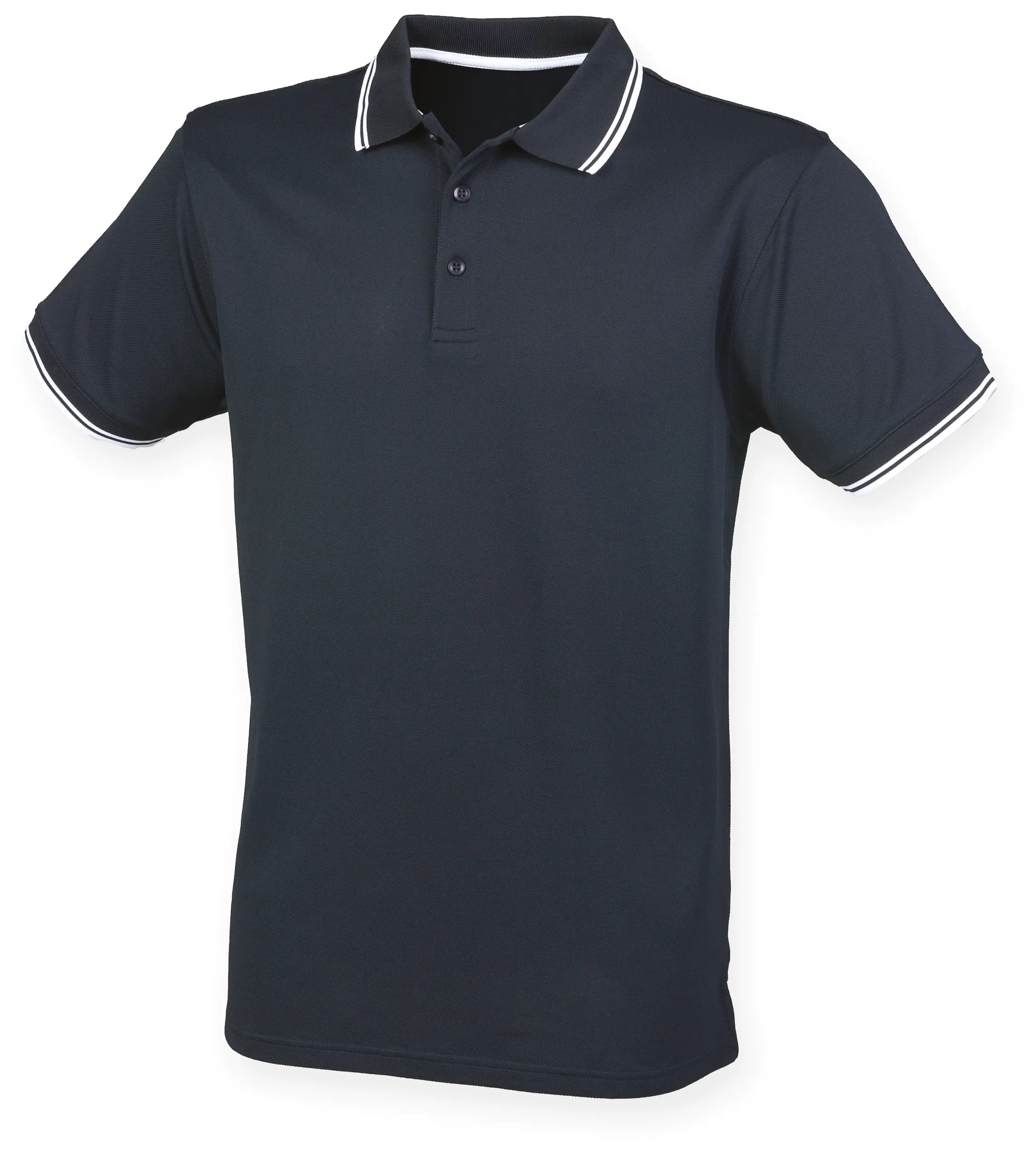 Polo Cool Plus® con ribete