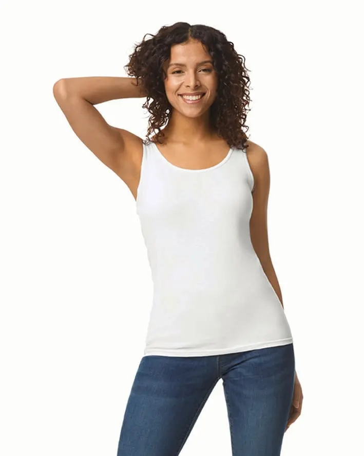 Camiseta SoftStyle sin mangas mujer