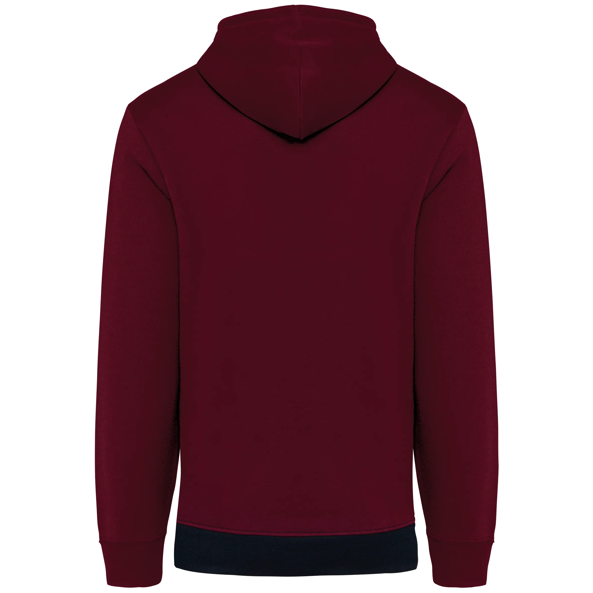 Sudadera tricolor con capucha unisex