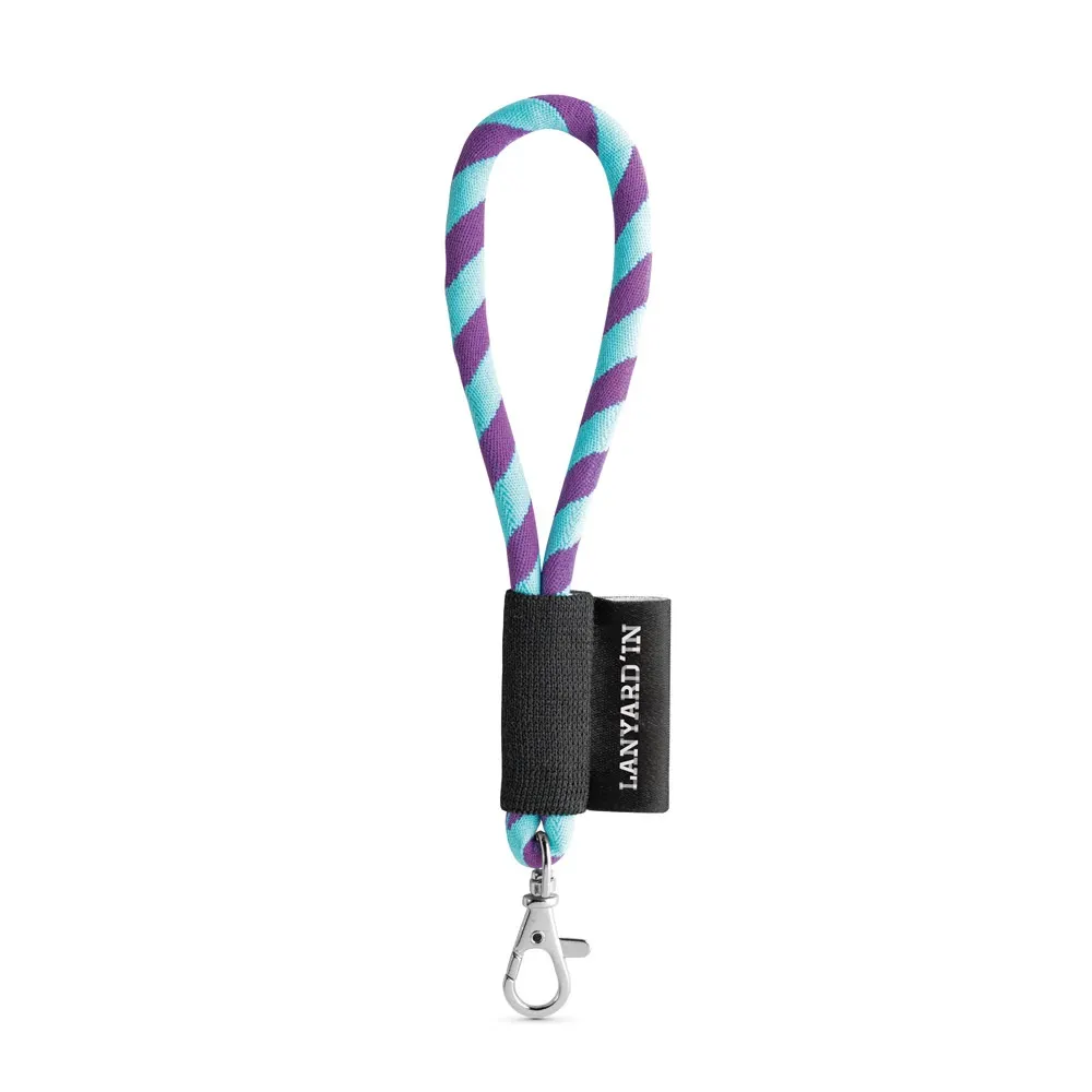 75090. SET Lanyard TUBE Short (Ø 7 mm) con mosquetón de 9 mm