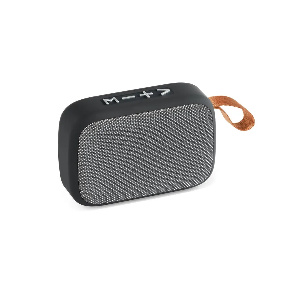 GANTE. Altavoz portátil de 3W con 2h de autonomía, fabricado en poliéster y ABS