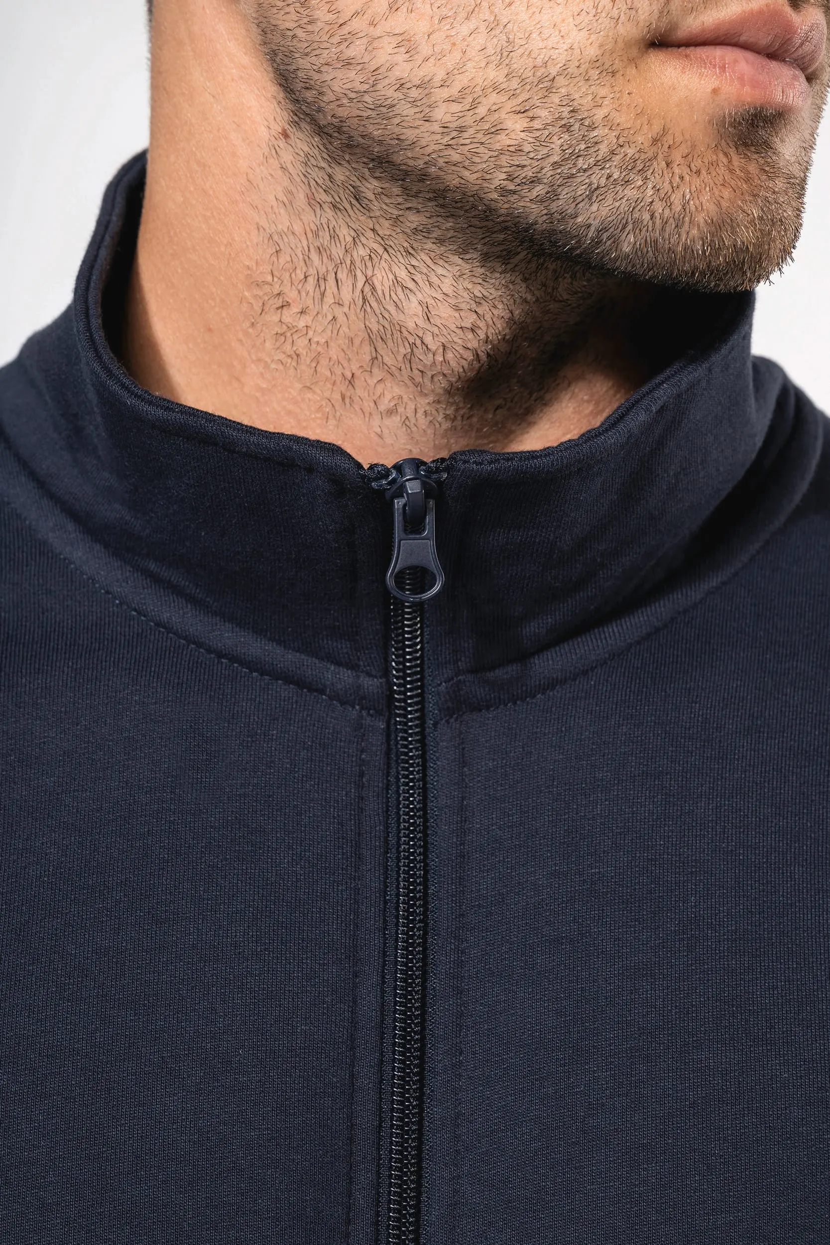 Chaqueta de felpa con cremallera