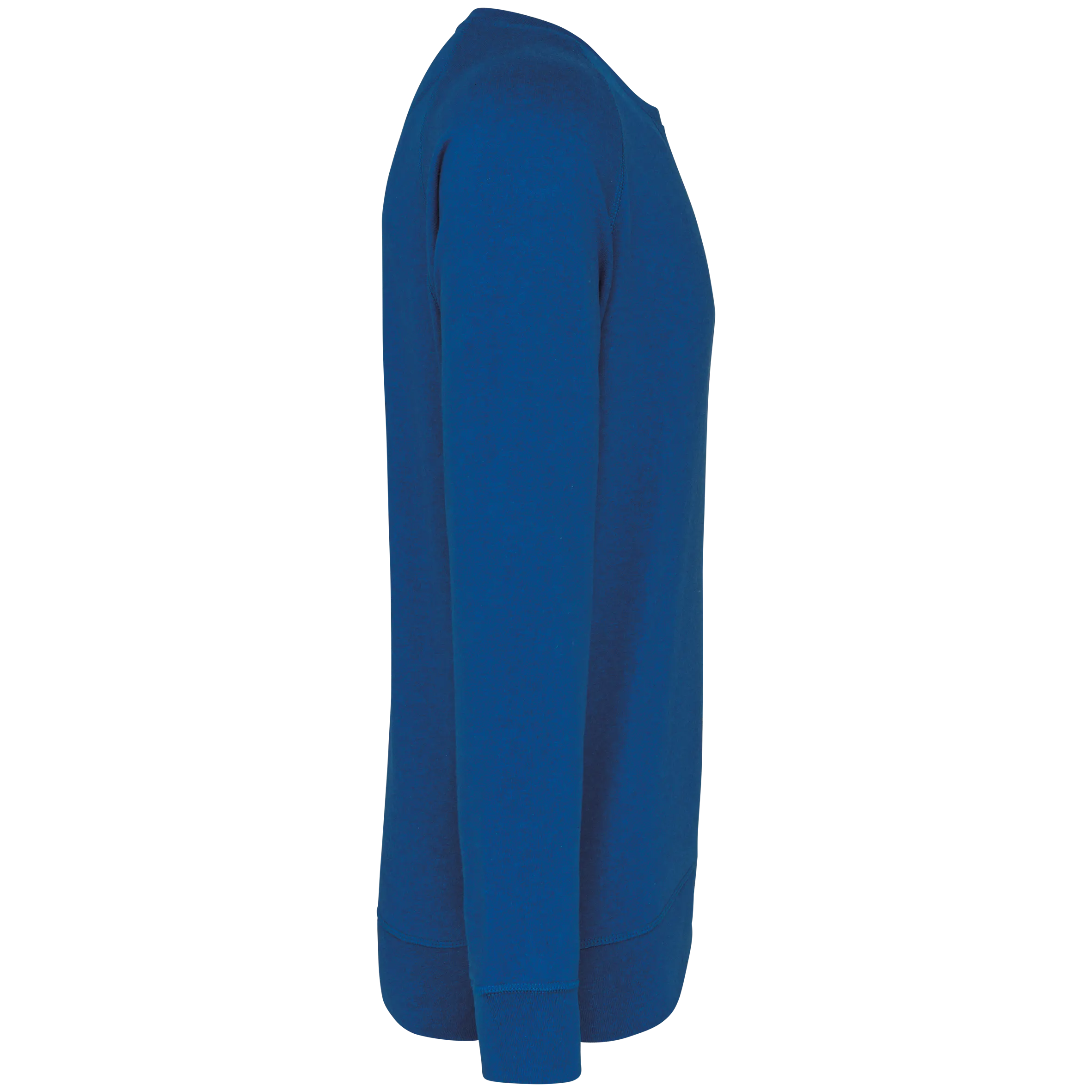 Sudadera algodón orgánico con cuello redondo y mangas raglán de hombre