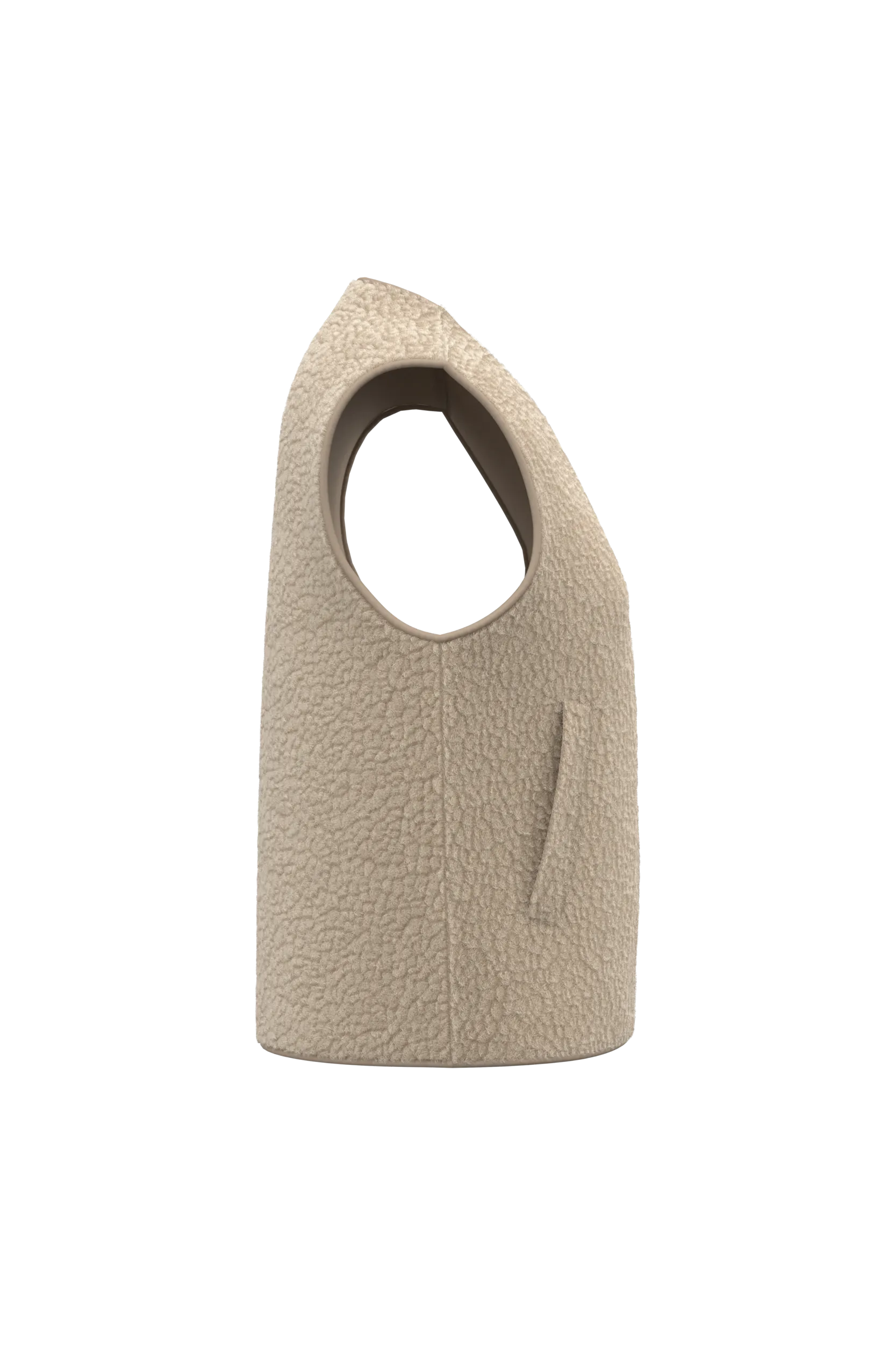 Chaleco de sherpa mujer<br/>