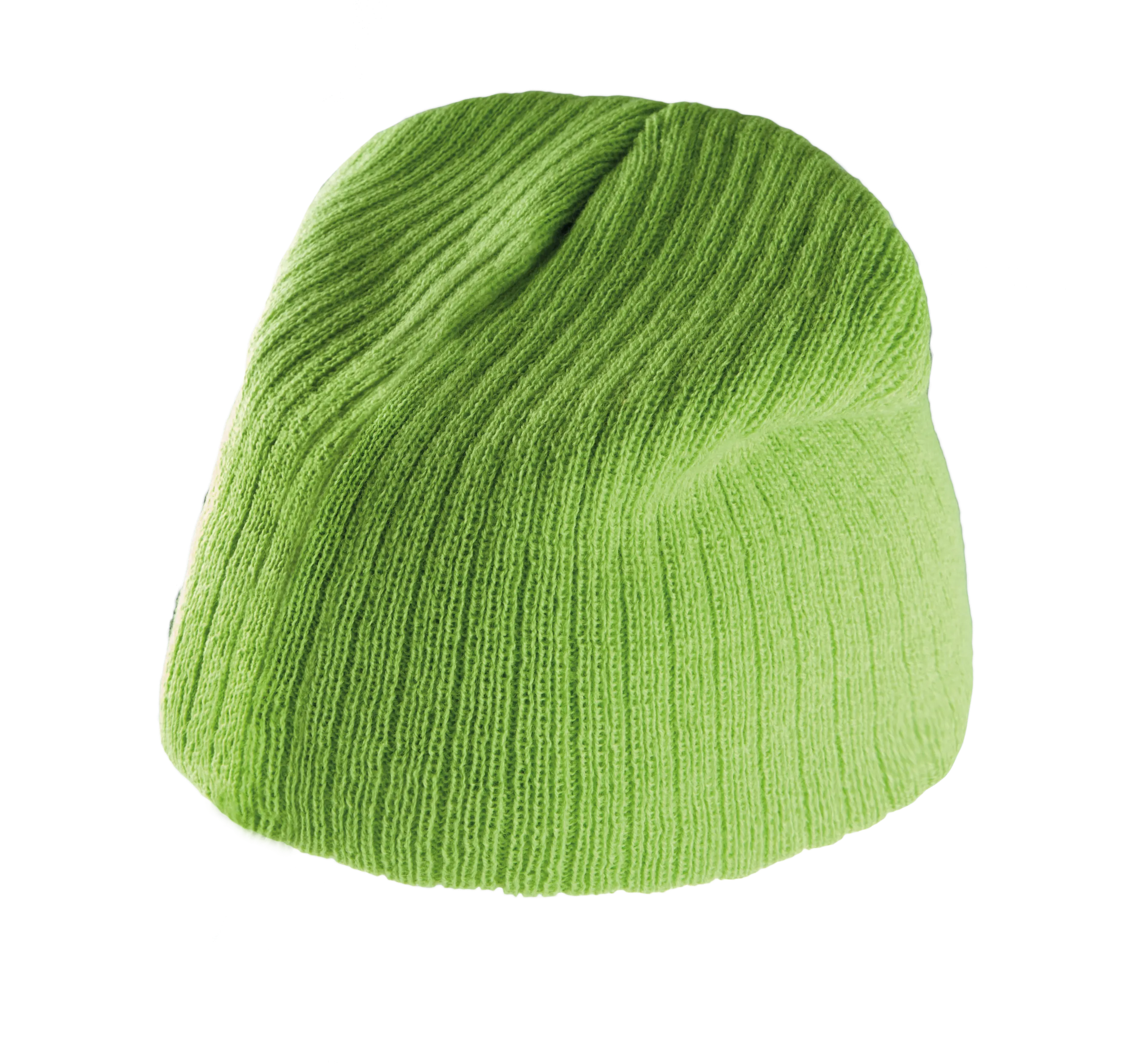 Gorro de punto acanalado
