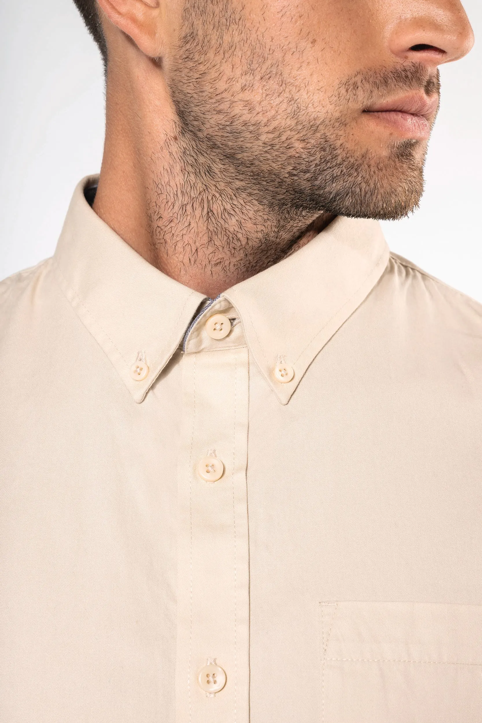 Camisa de algodón Nevada de manga larga para hombre