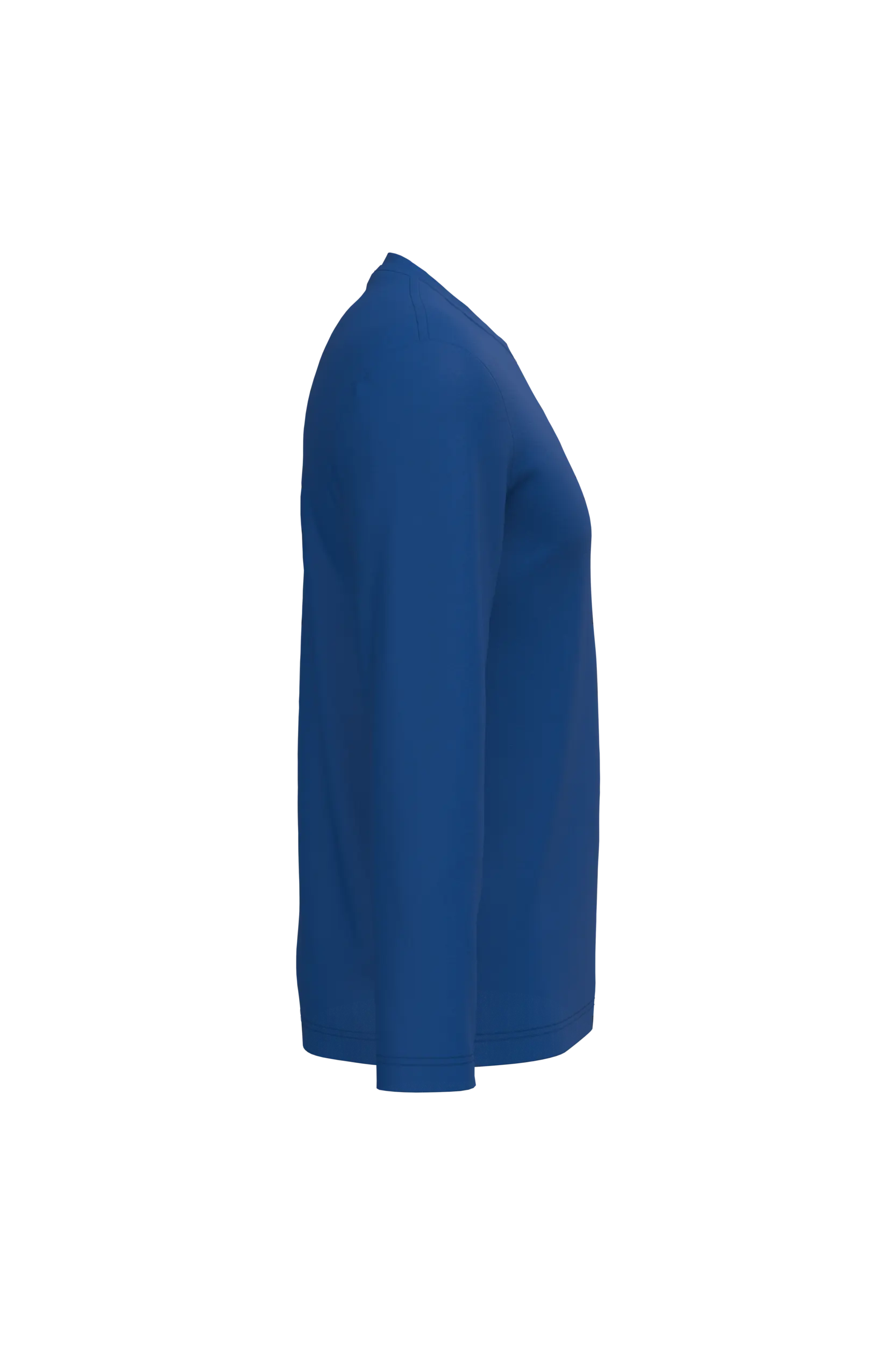 Camiseta maga larga y cuello redondo hombre