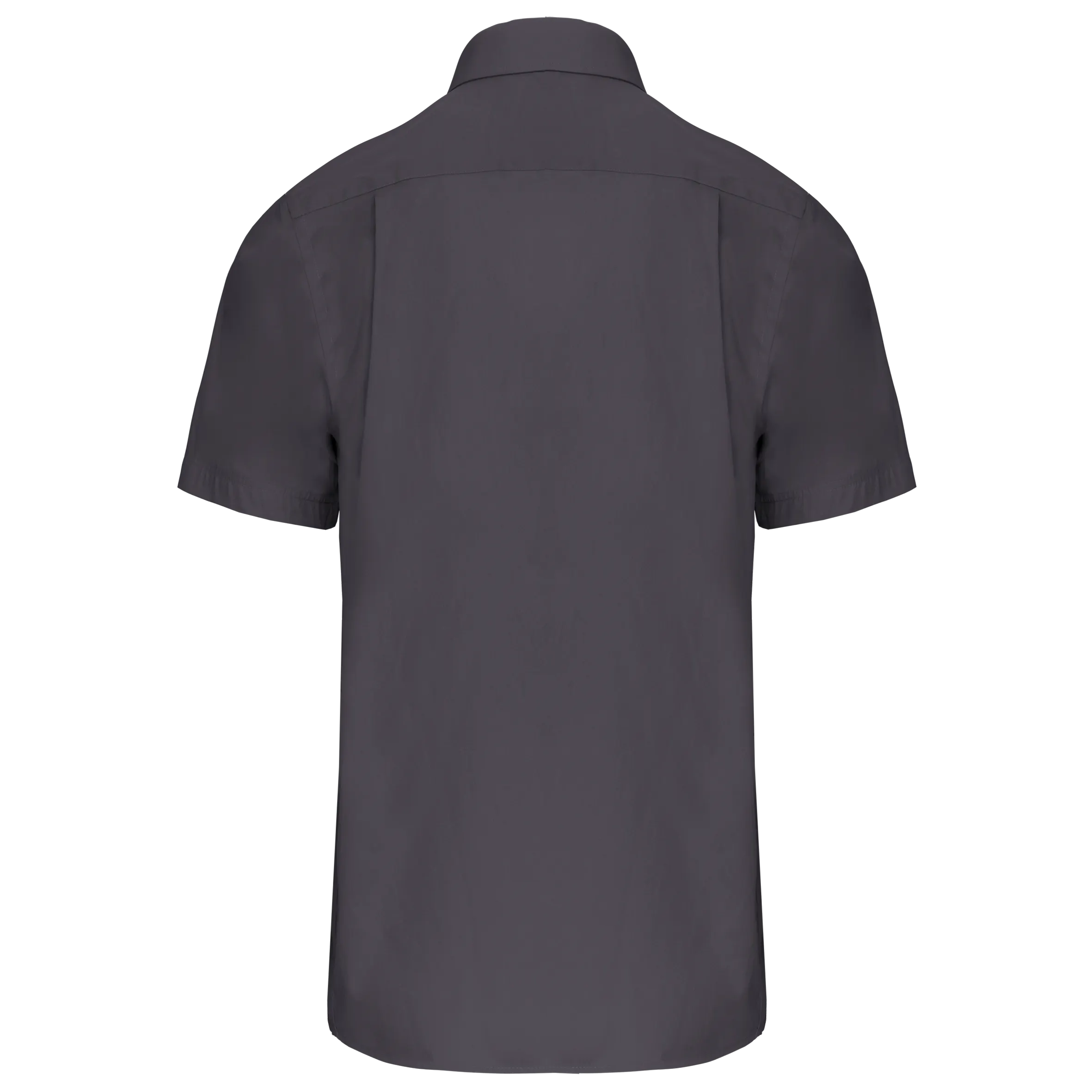 Camisa popelina manga corta hombre