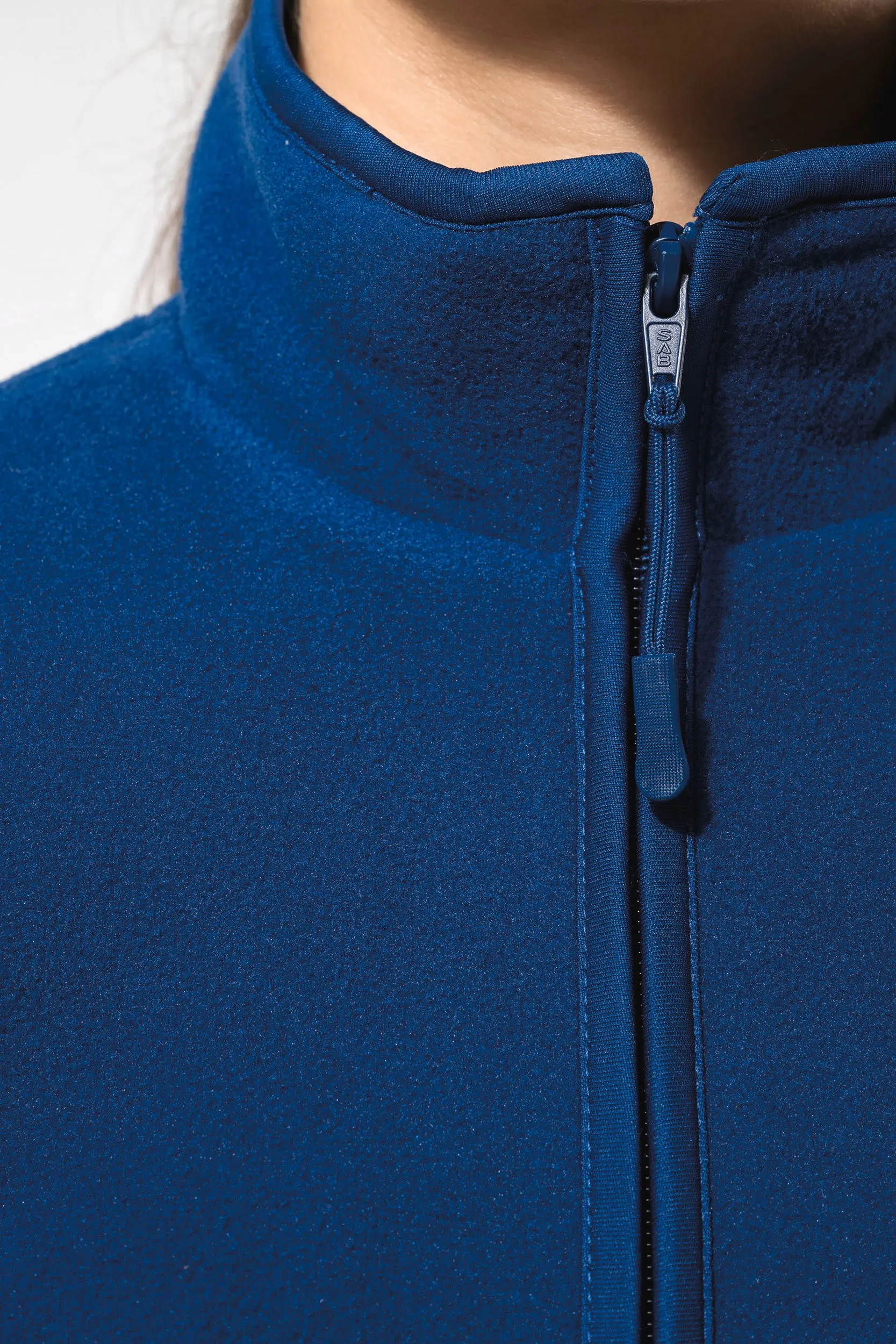 Chaqueta micropolar con cremallera mujer