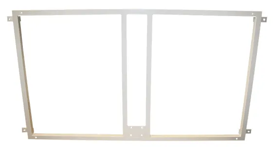 SOPORTE METALICO PARA SUJECCION TABLERO Y ARO BALONCESTO A LA PARED- BLANCO