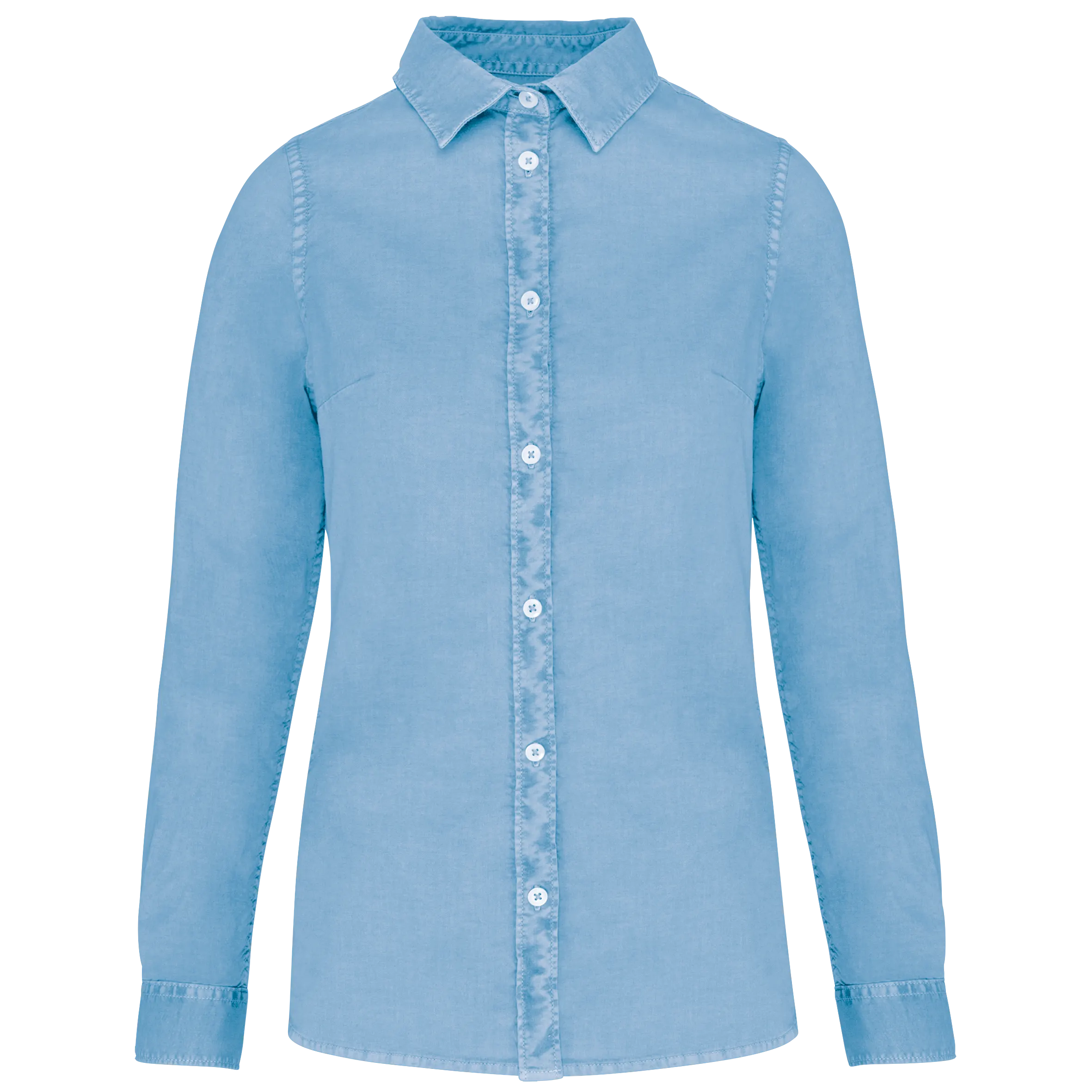Camisa ecorresponsable efecto lavado mujer