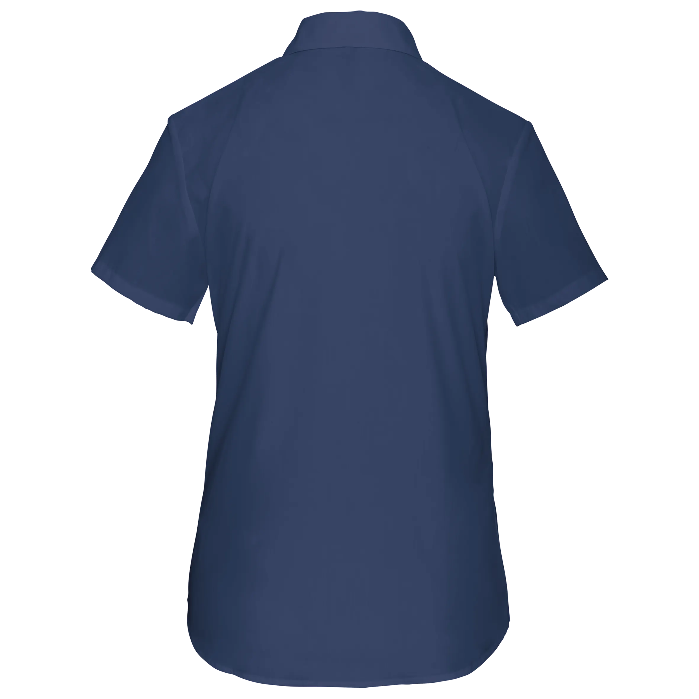Camisa popelina de polialgodón manga corta de fácil cuidado mujer
