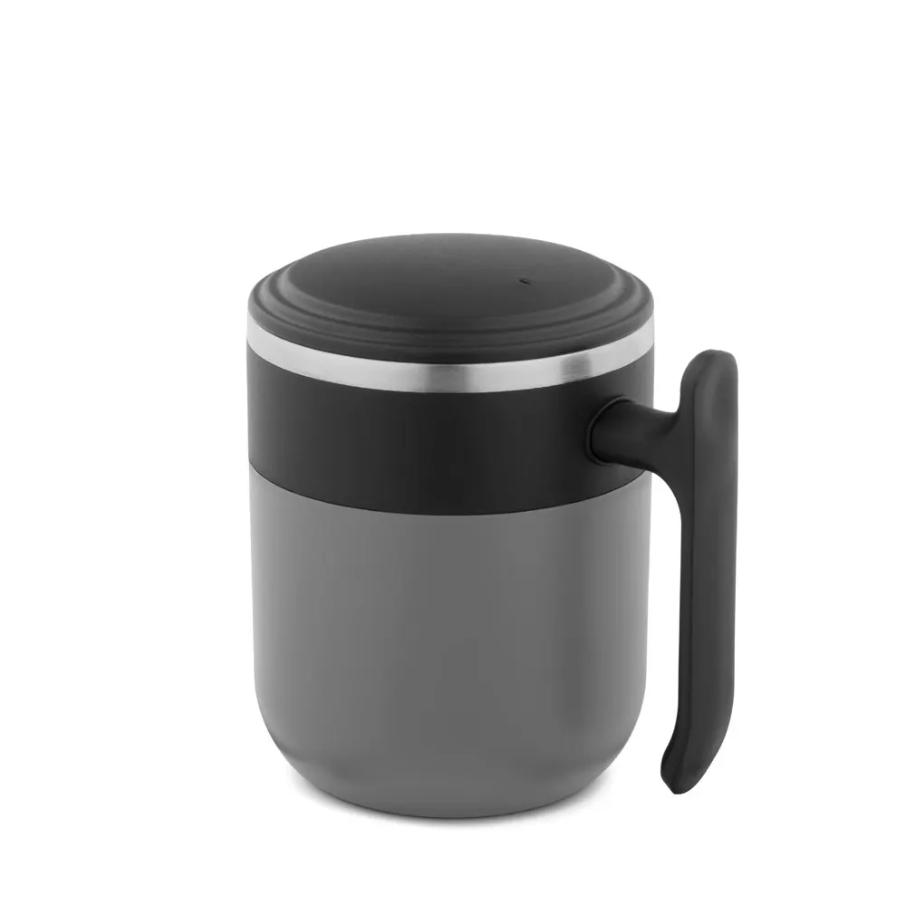 MALDINI. Taza de viaje con interior de acero inoxidable y acabado mate, 400 mL