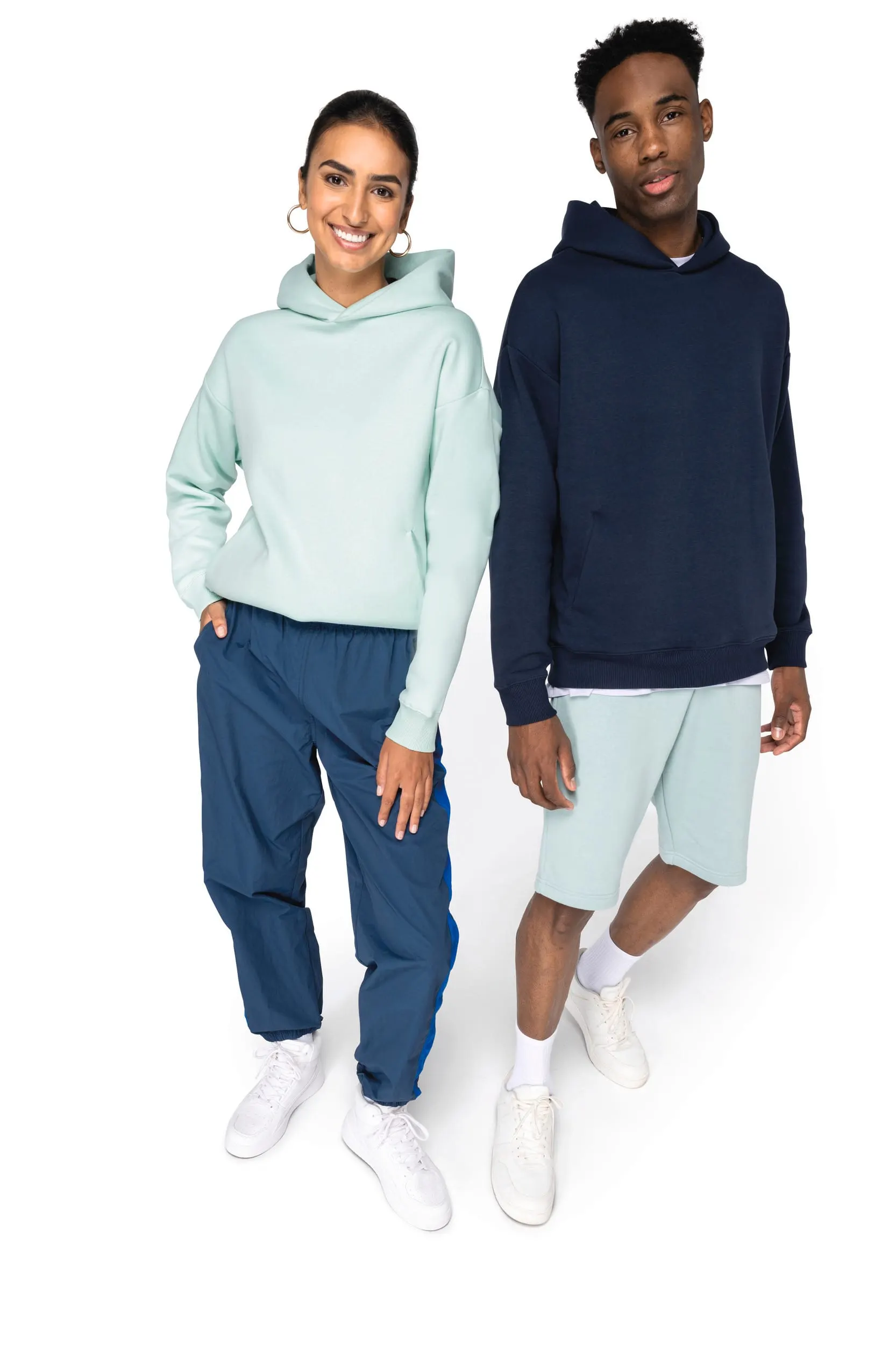 Sudadera ecorresponsable con capucha oversize unisex