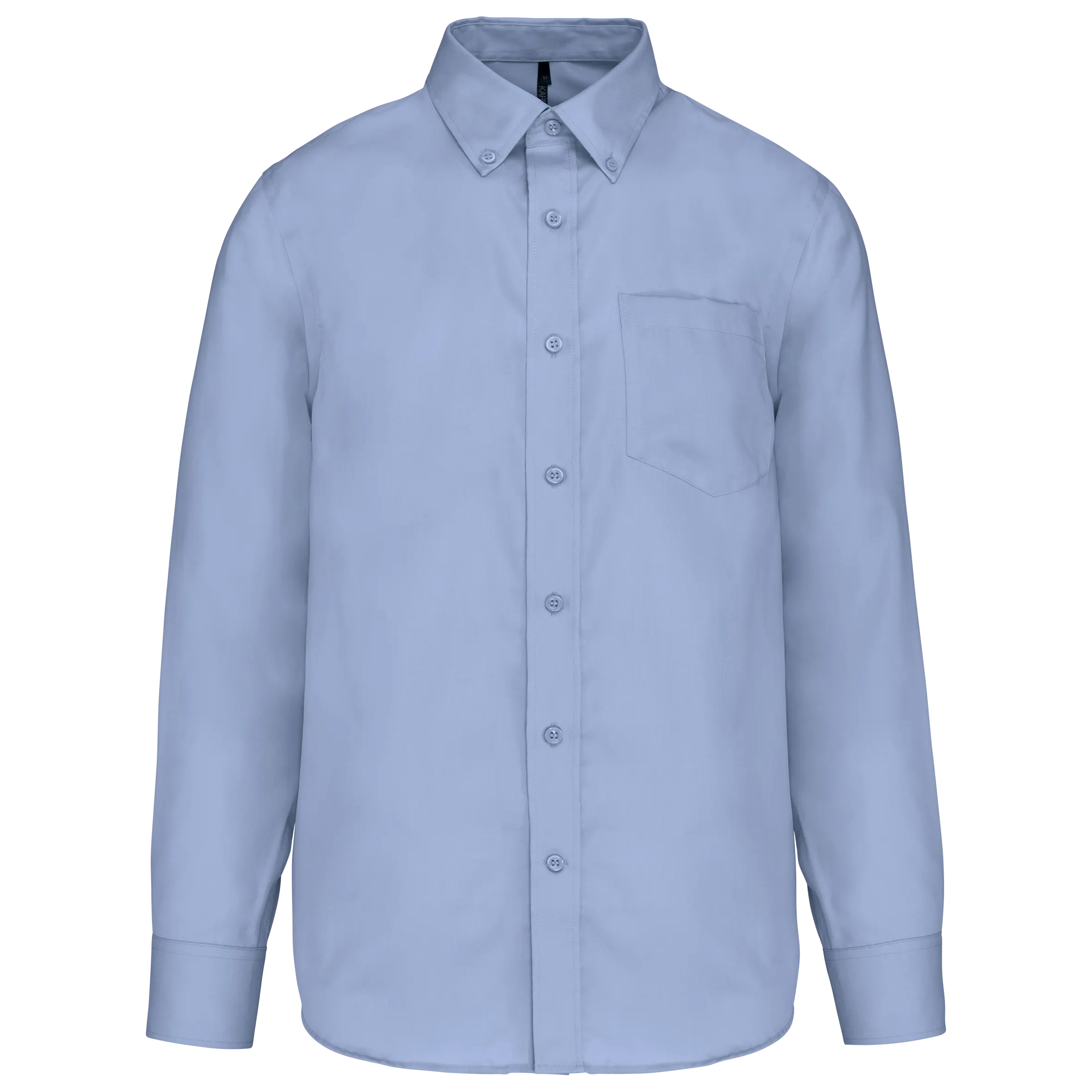 Camisa no-plancha manga larga hombre