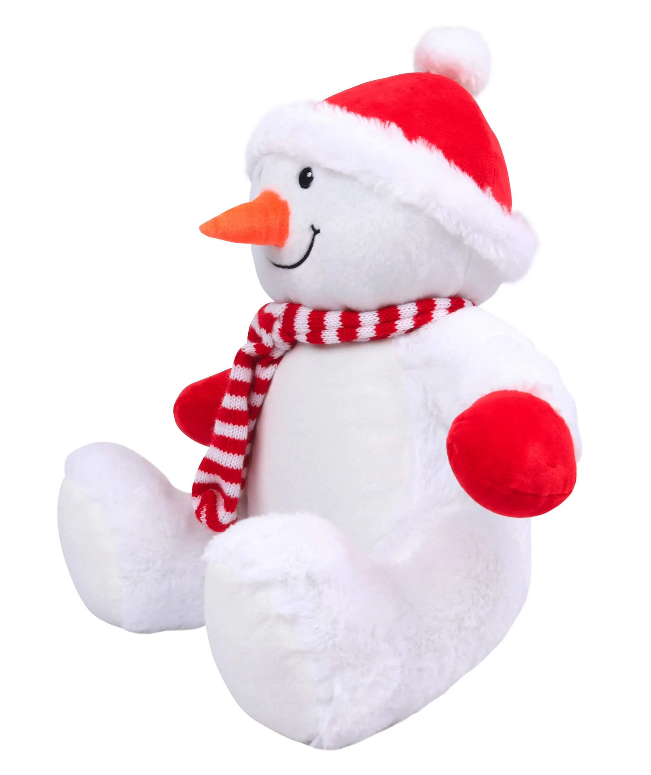 Peluche Muñeco de nieve con cremallera