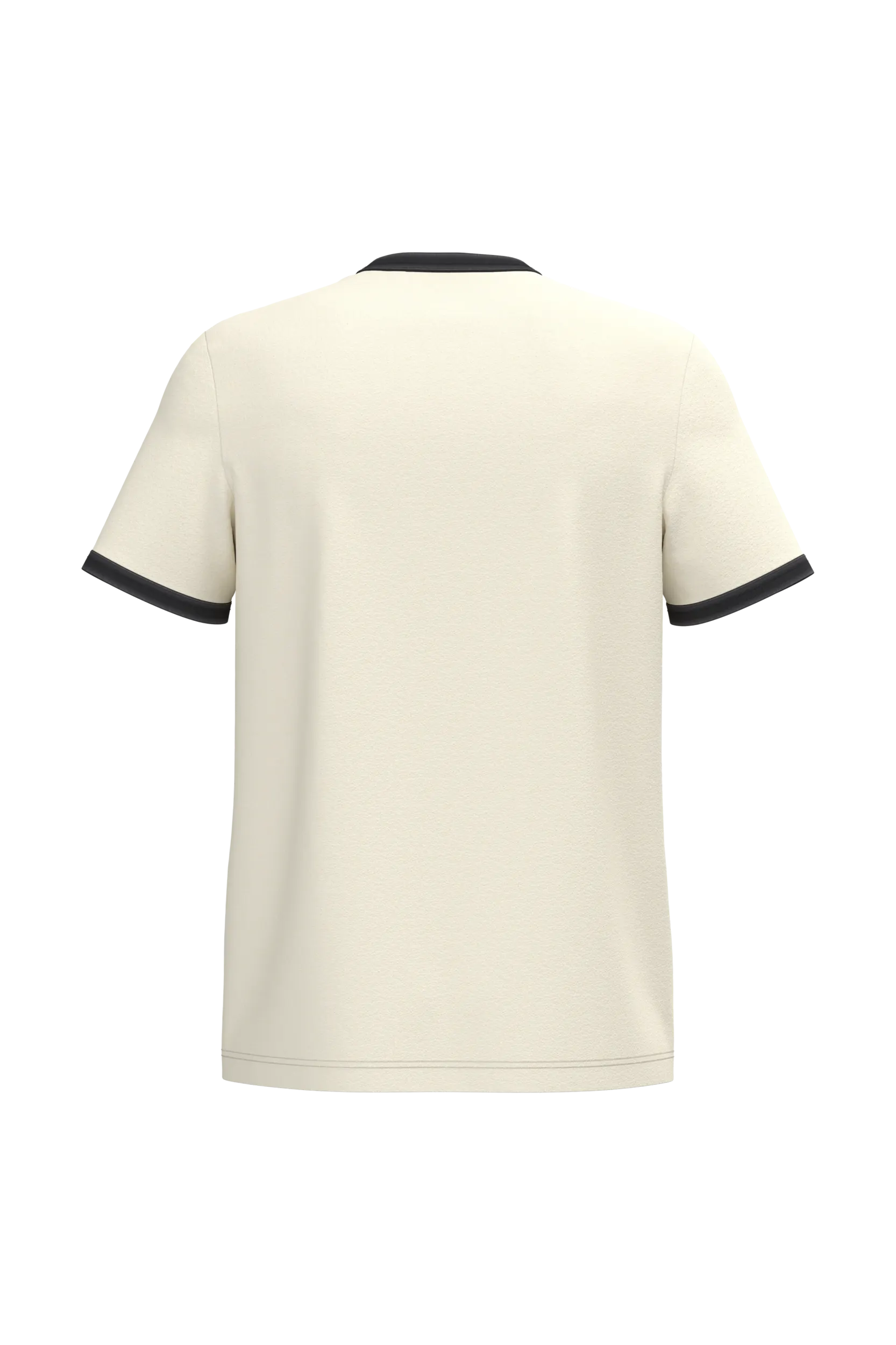 Camiseta ringer ecorresponsable con ribetes contrastados efecto lavado hombre