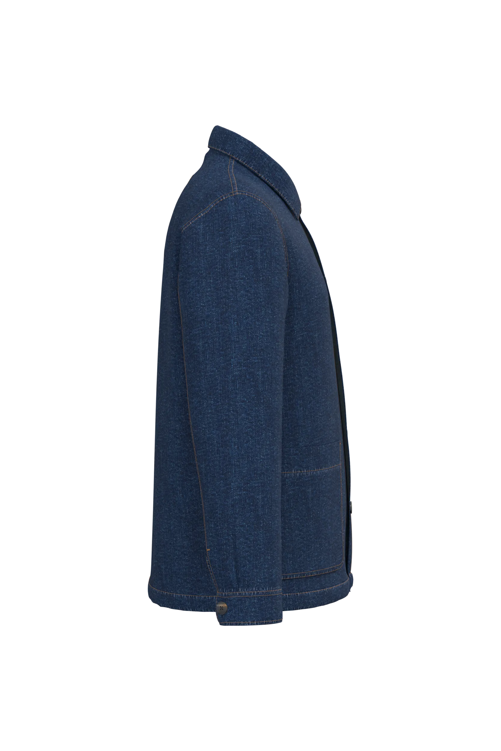Chaqueta vaquera ecorresponsable de hombros caídos unisex