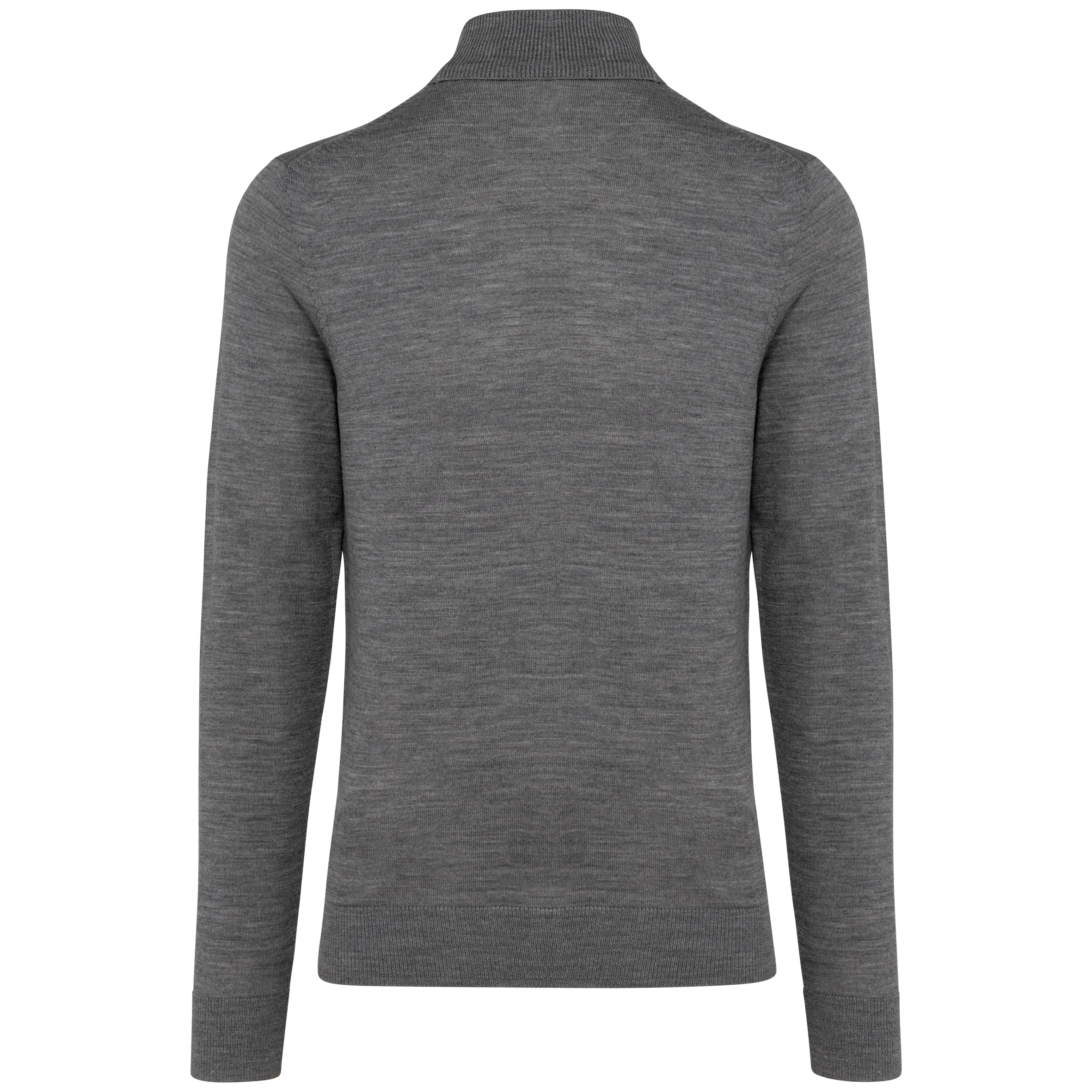 Jersey lana merina cuello vuelto hombre
