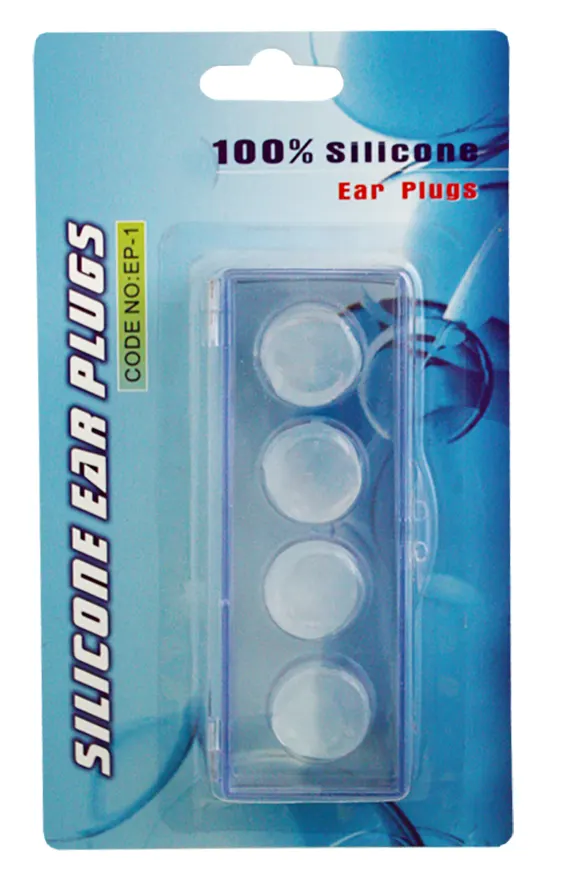 JUEGO 4 UNIDADES TAPONES OÍDO SILICONA