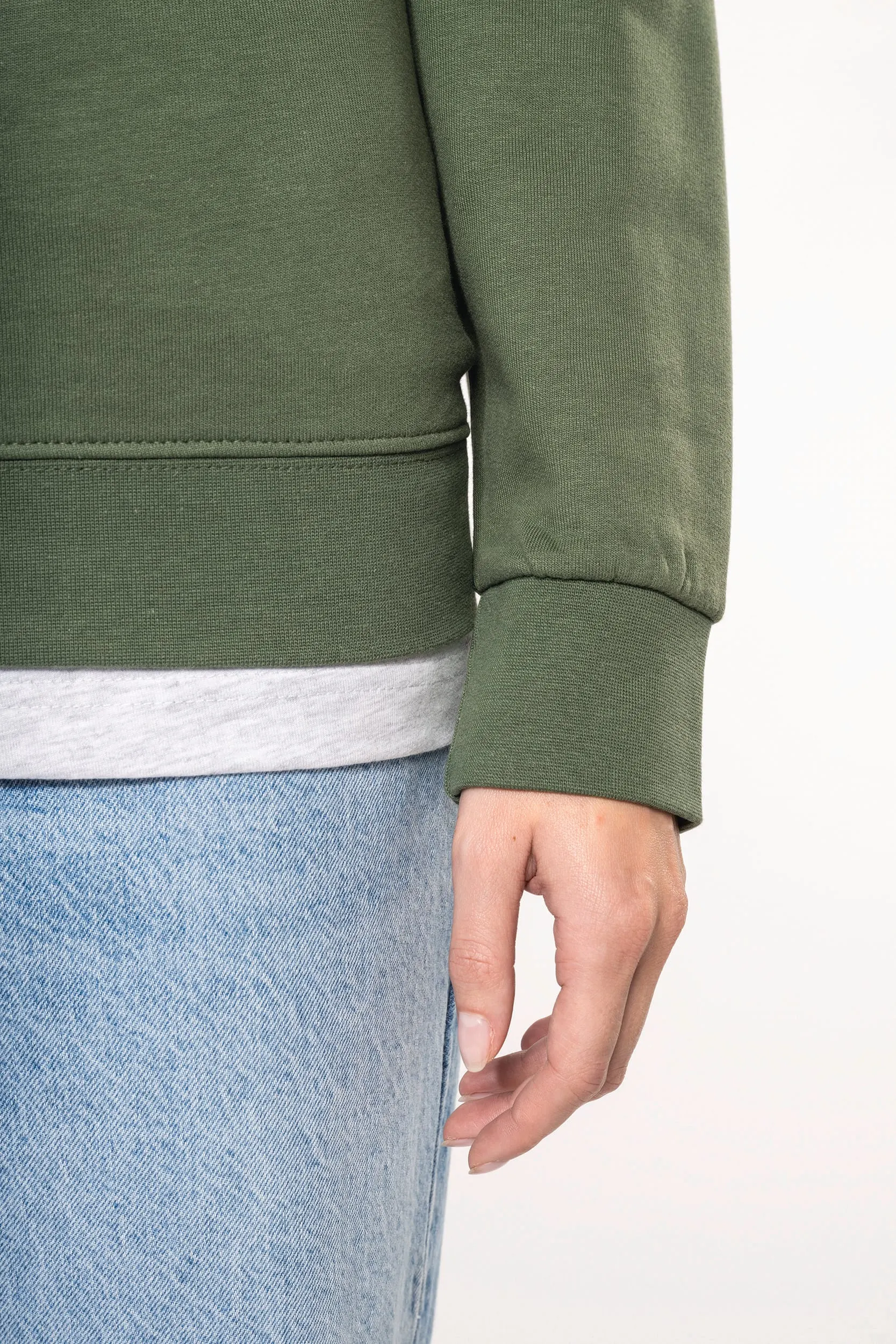 Sudadera cuello redondo