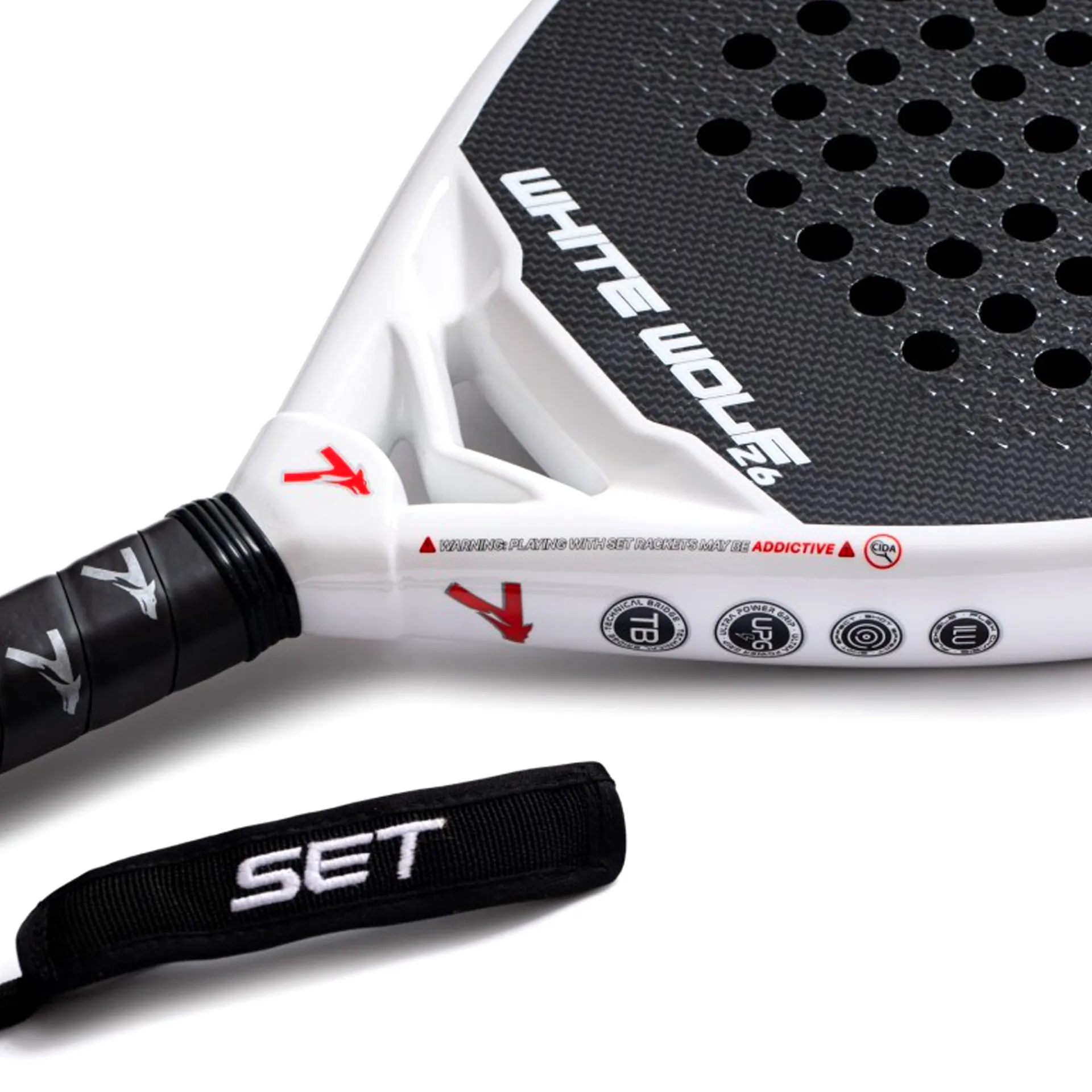 PALA DE PÁDEL SET WHITE WOLF