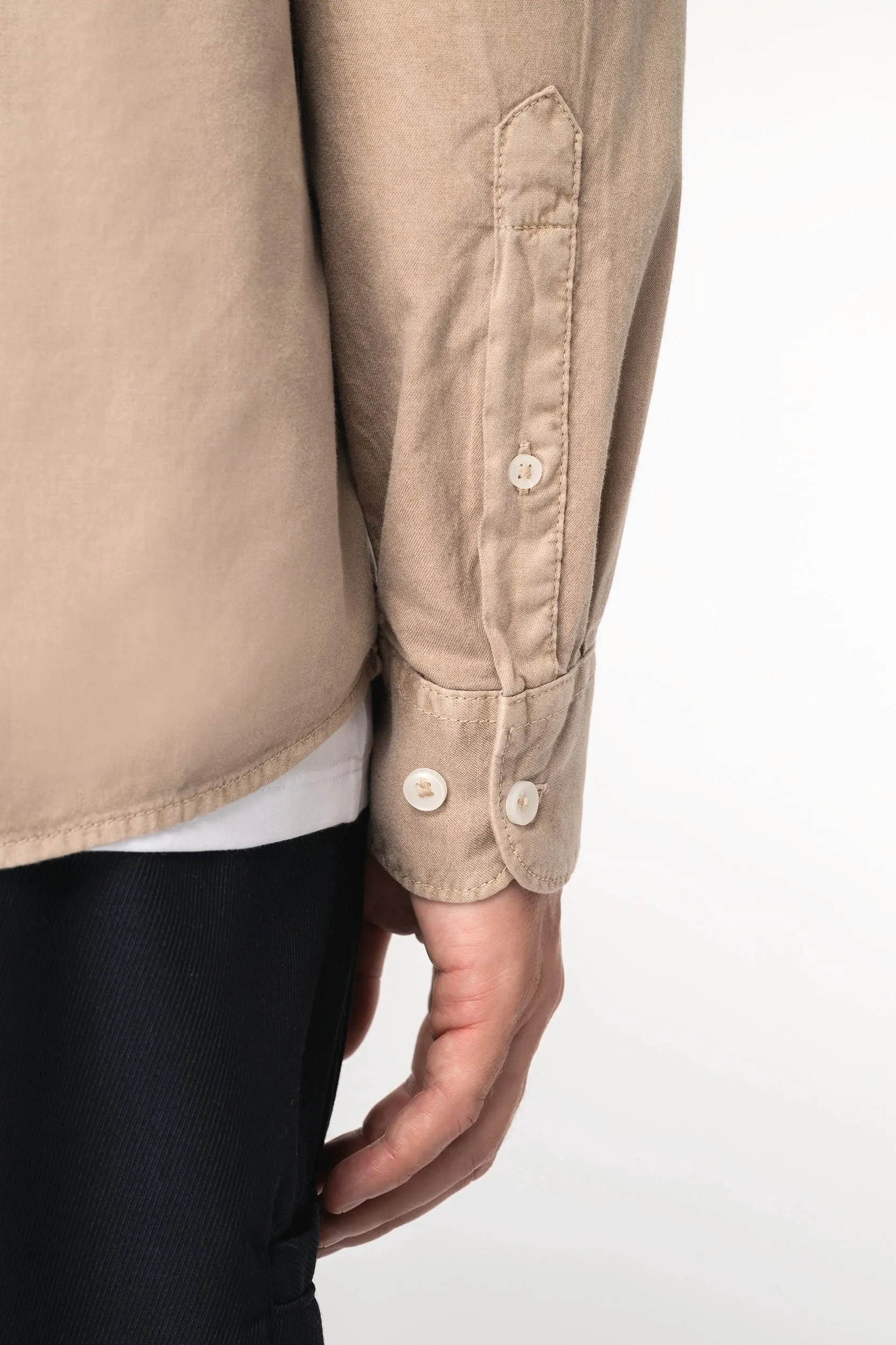 Camisa ecorresponsable efecto lavado hombre